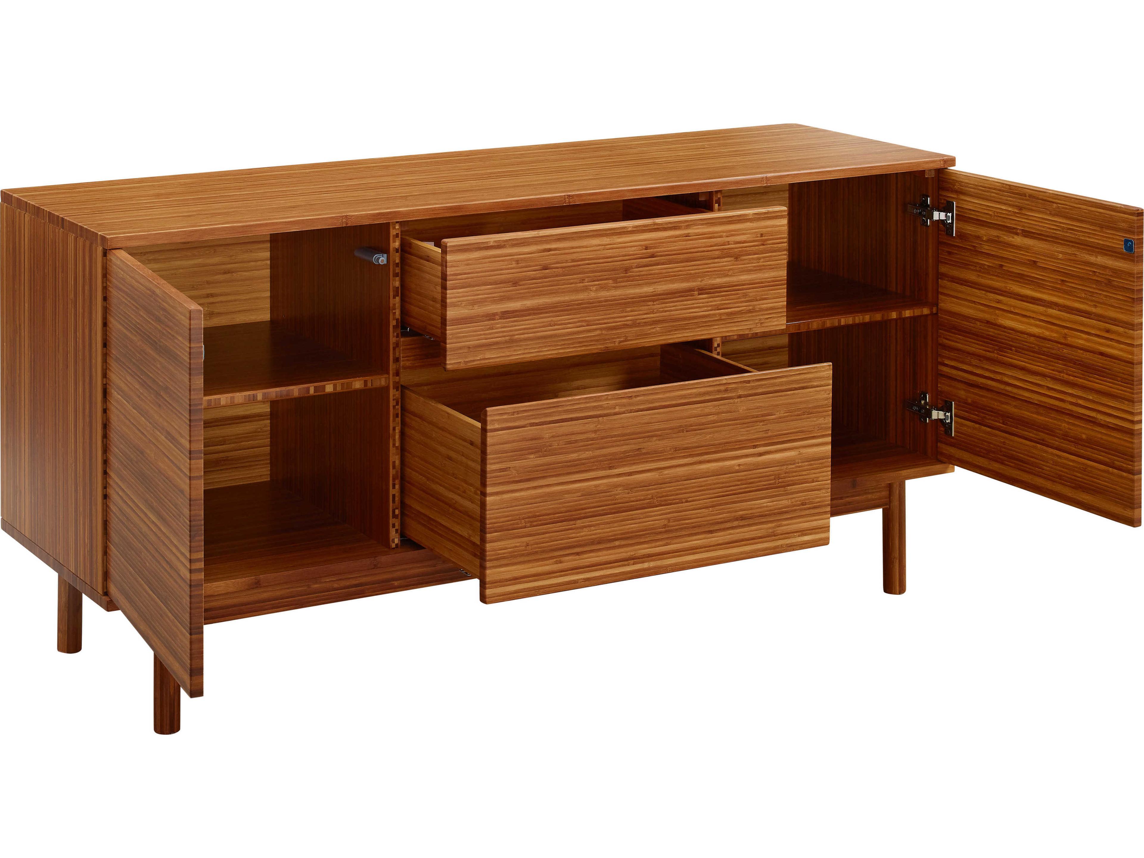Greenington Erikka 58" Bamboo Wood Amber Sideboard