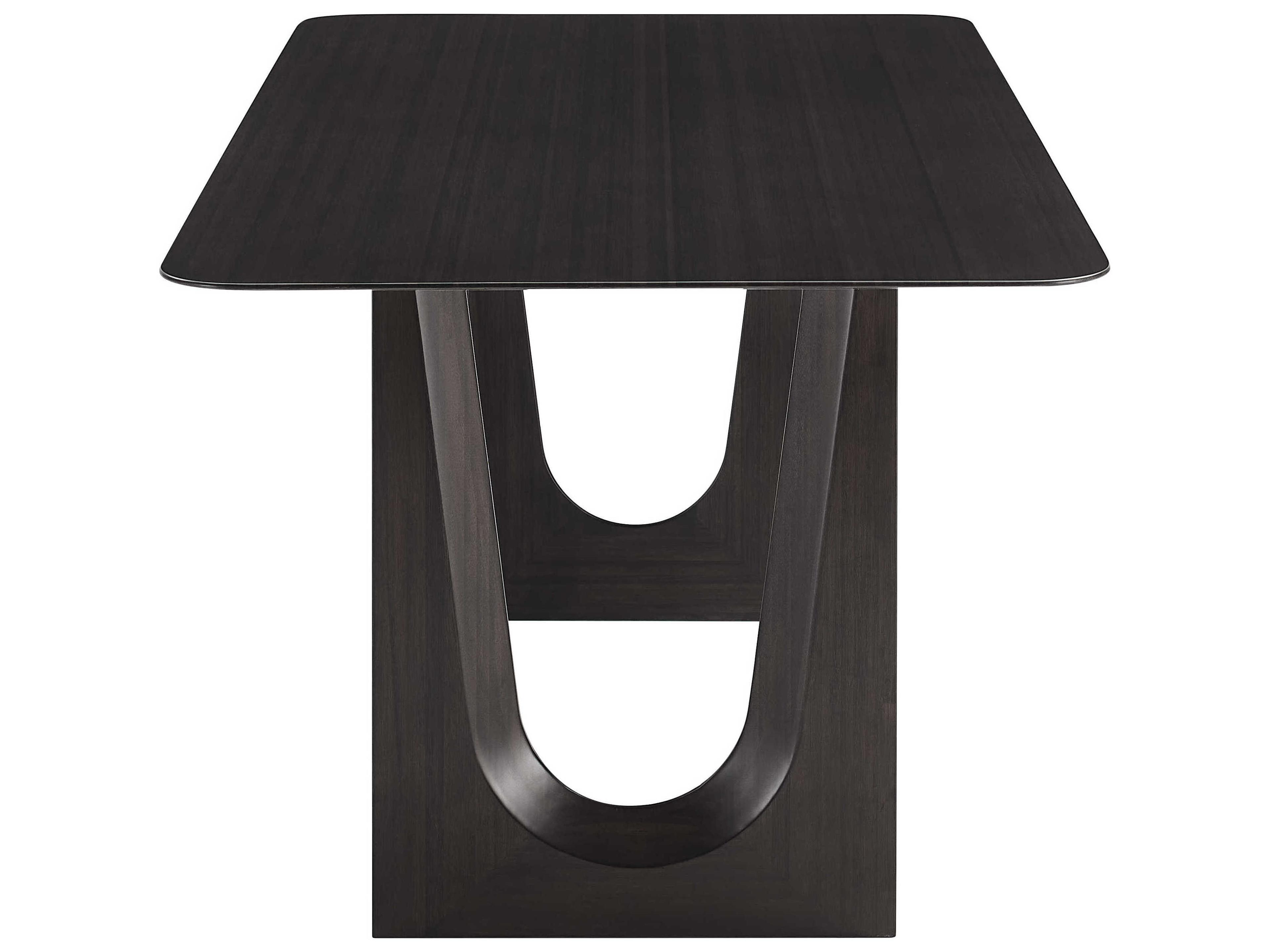 Greenington Hanna Rectangular Bamboo Caviar Dining Table