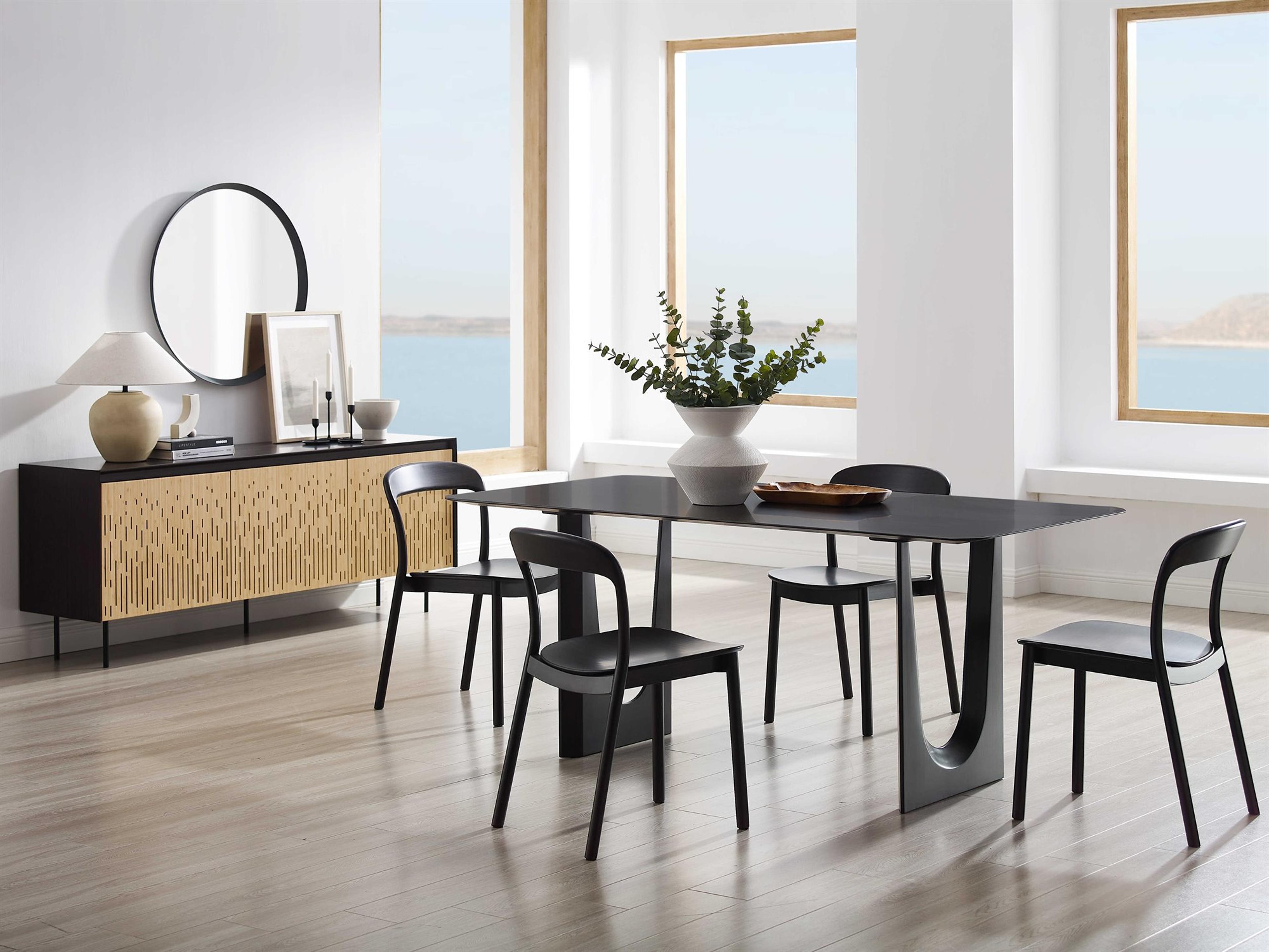 Hanna Bamboo Wood Dining Room Set