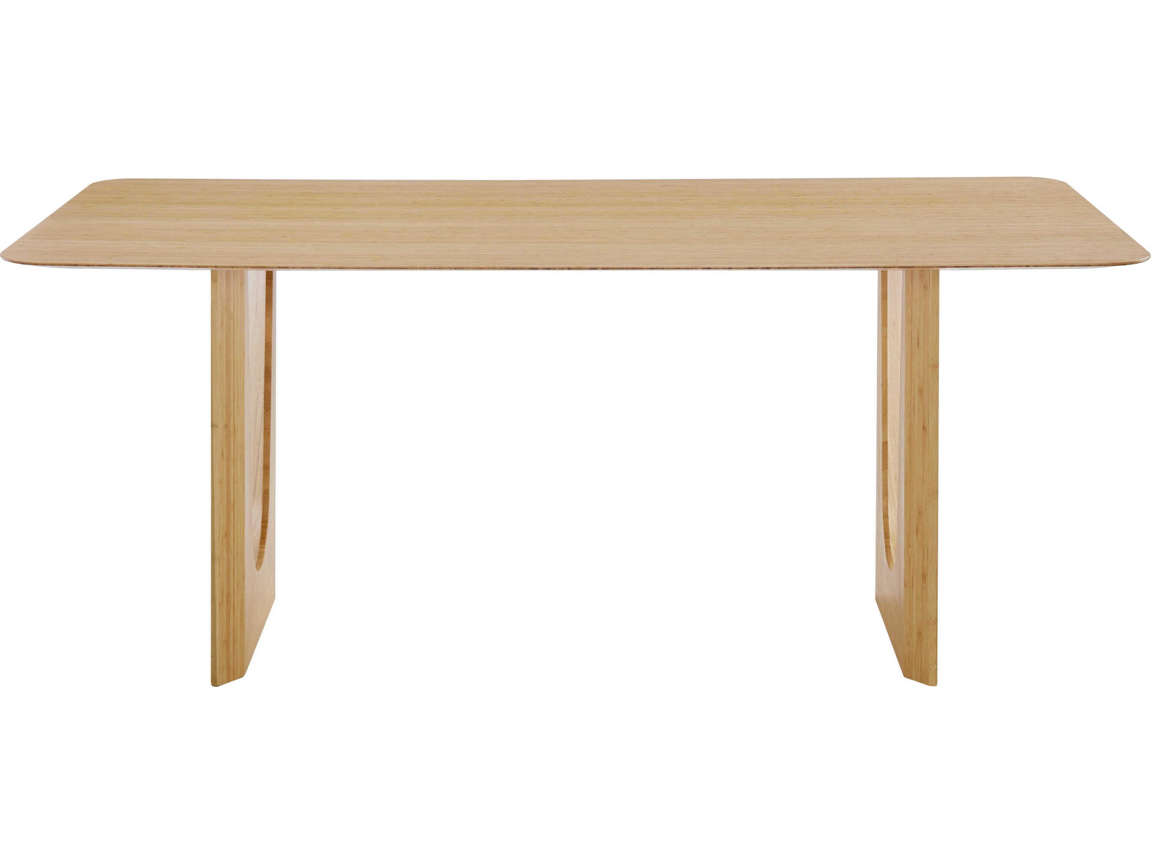 Hanna Rectangular Bamboo Wheat Dining Table