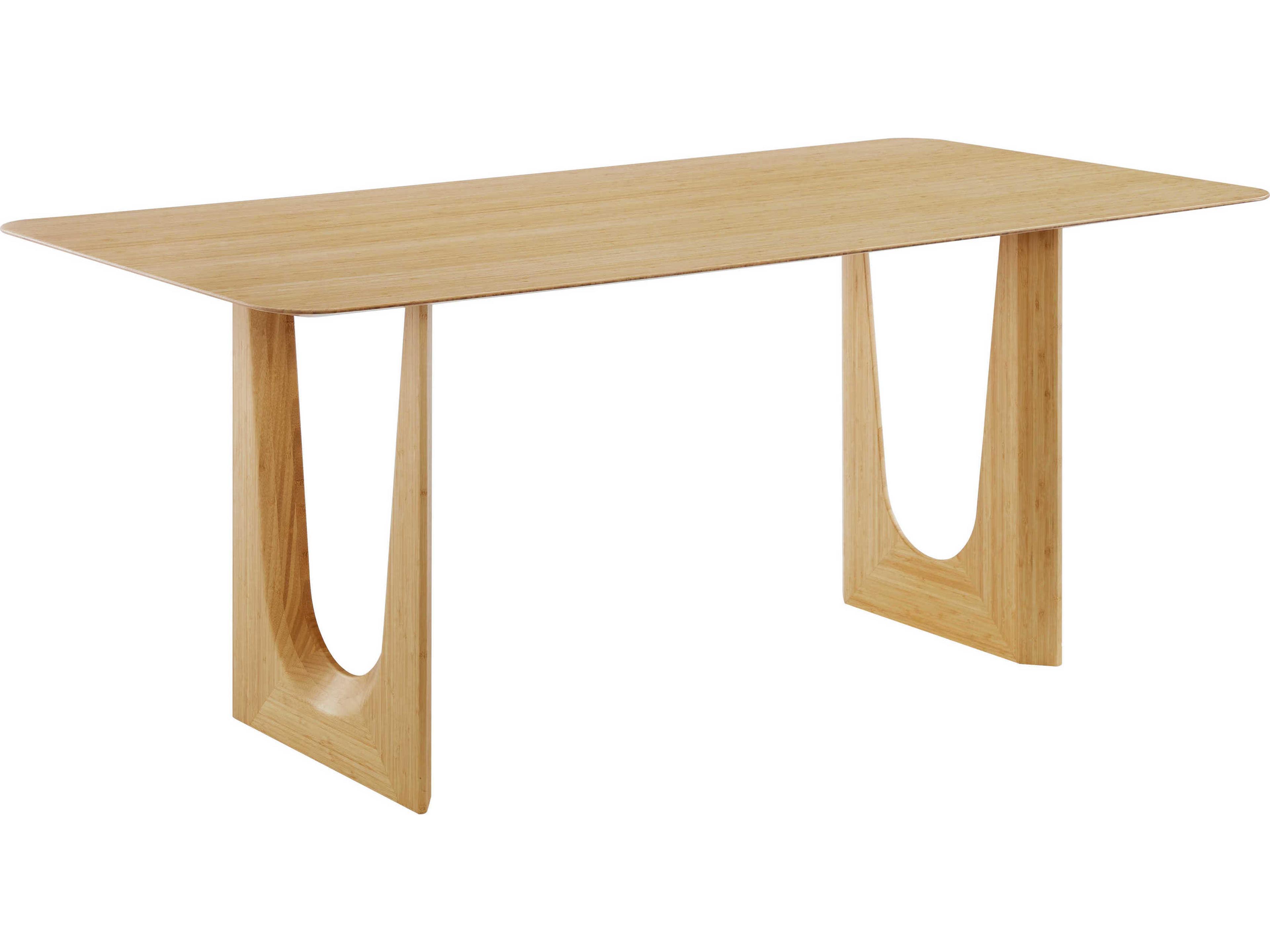 Greenington Hanna Rectangular Bamboo Wheat Dining Table