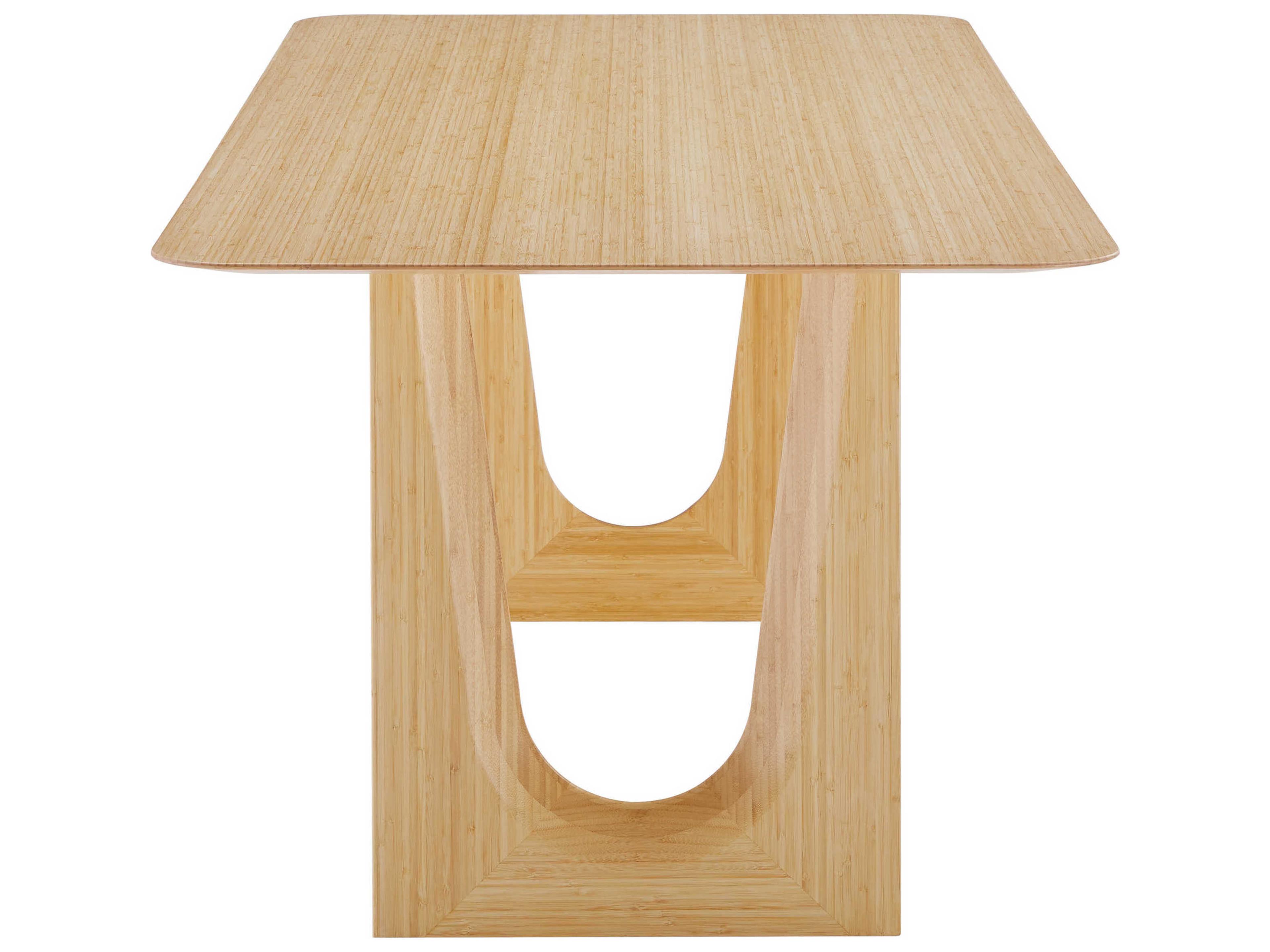 Greenington Hanna Rectangular Bamboo Wheat Dining Table