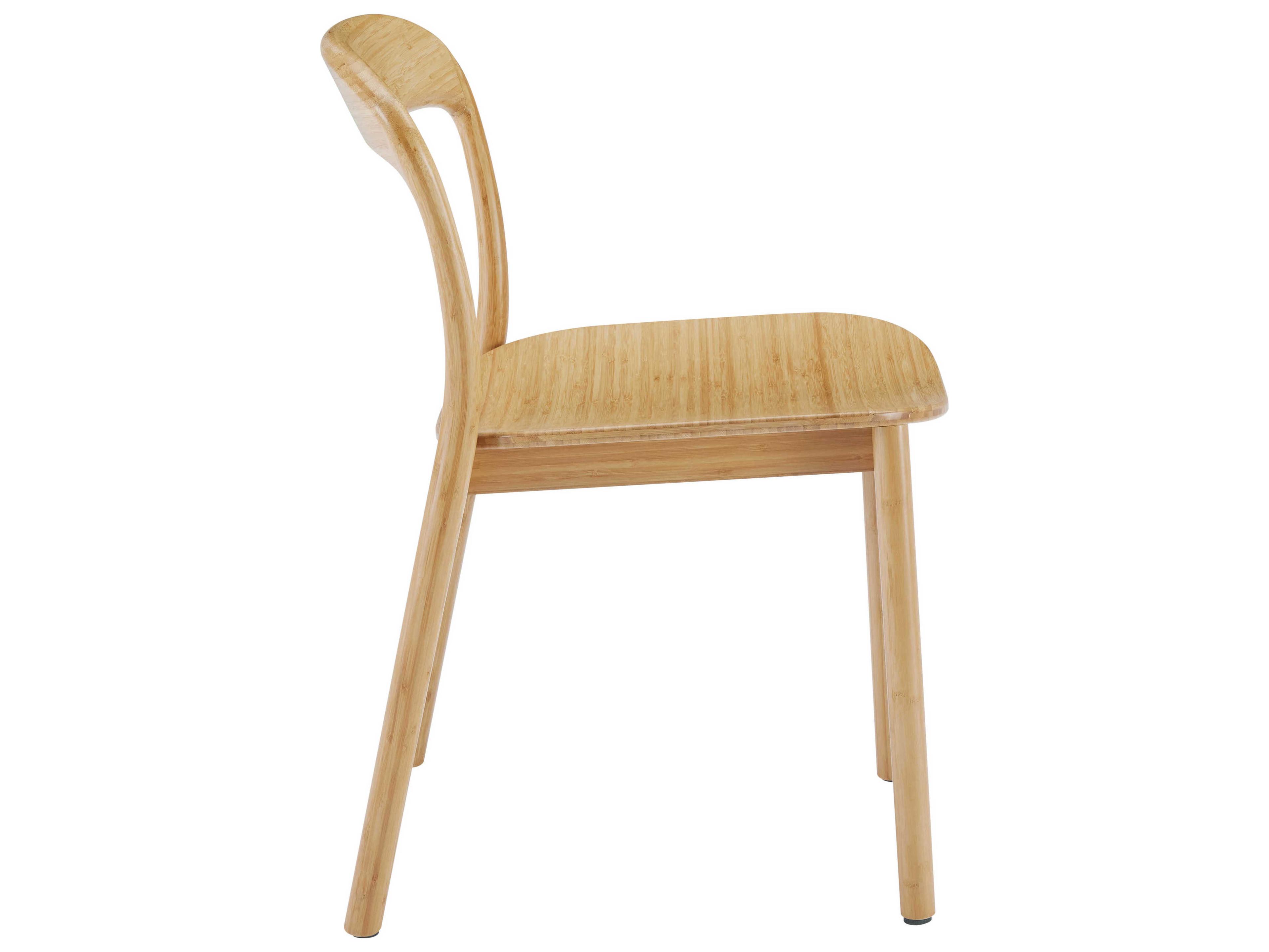Greenington Hanna Bamboo Wood Brown Side Dining Chair