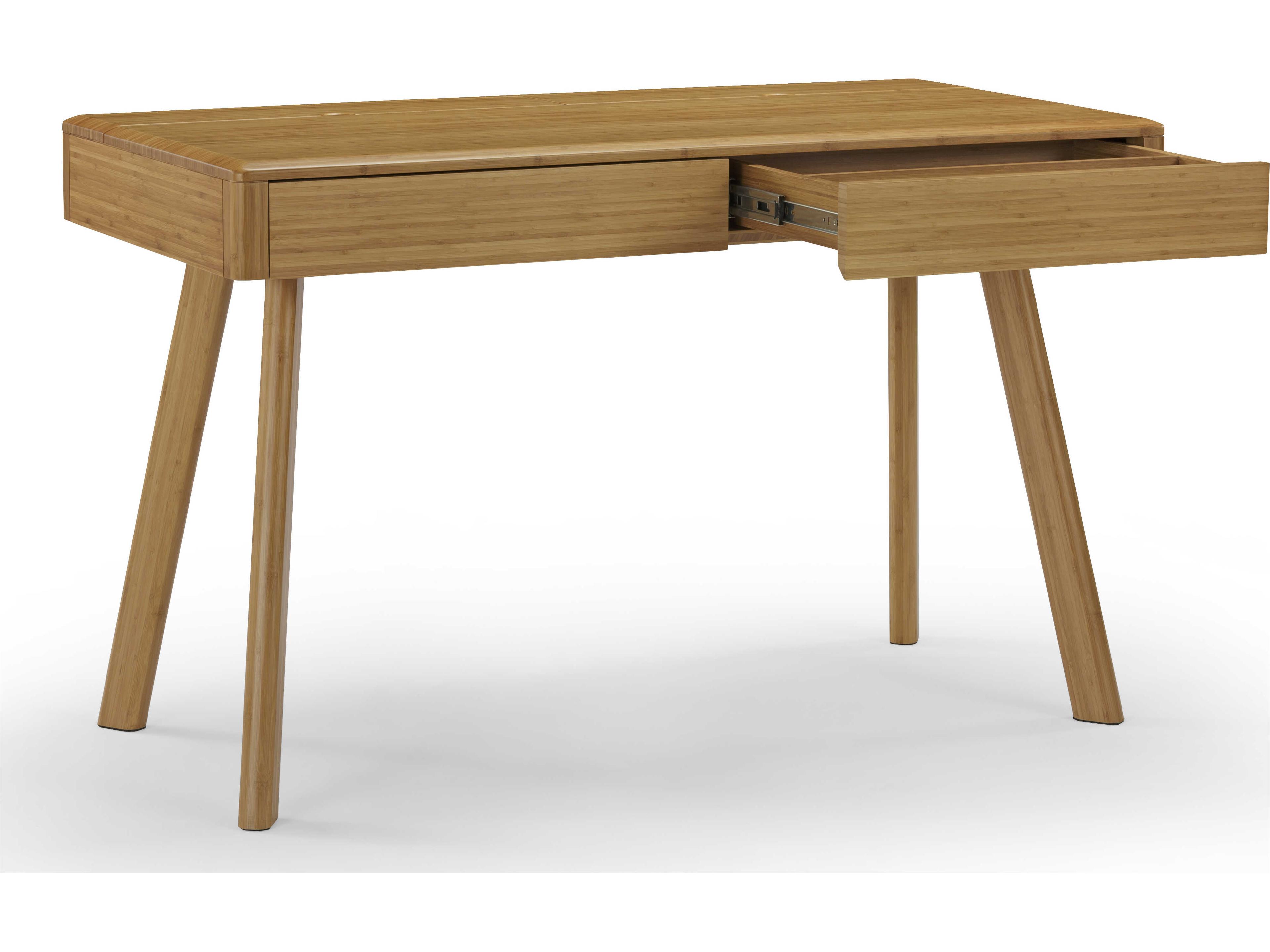 Greenington Jasmine Caramelized Brown Bamboo Wood Writing Desk