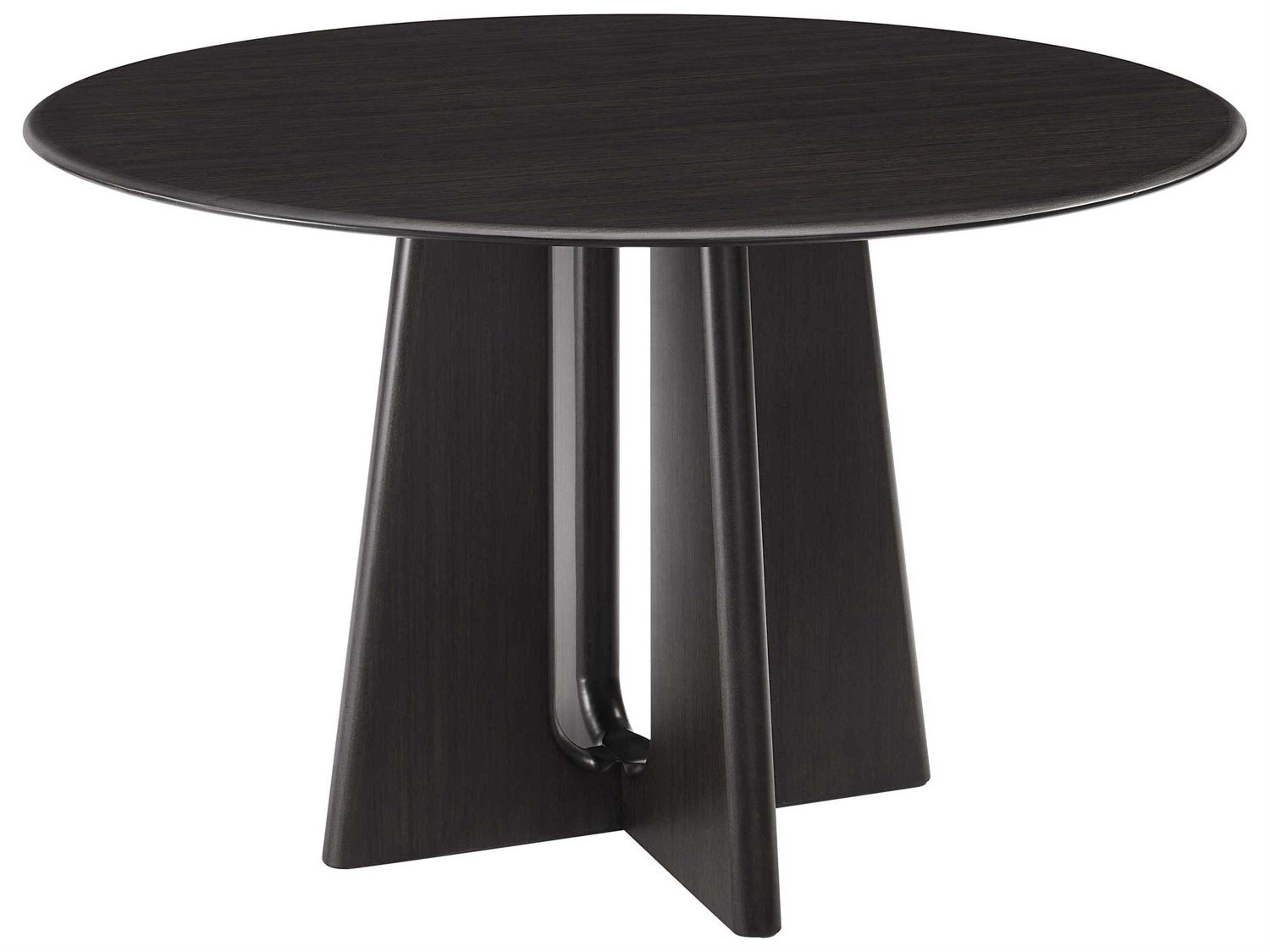 Luna Round Bamboo Caviar Dining Table