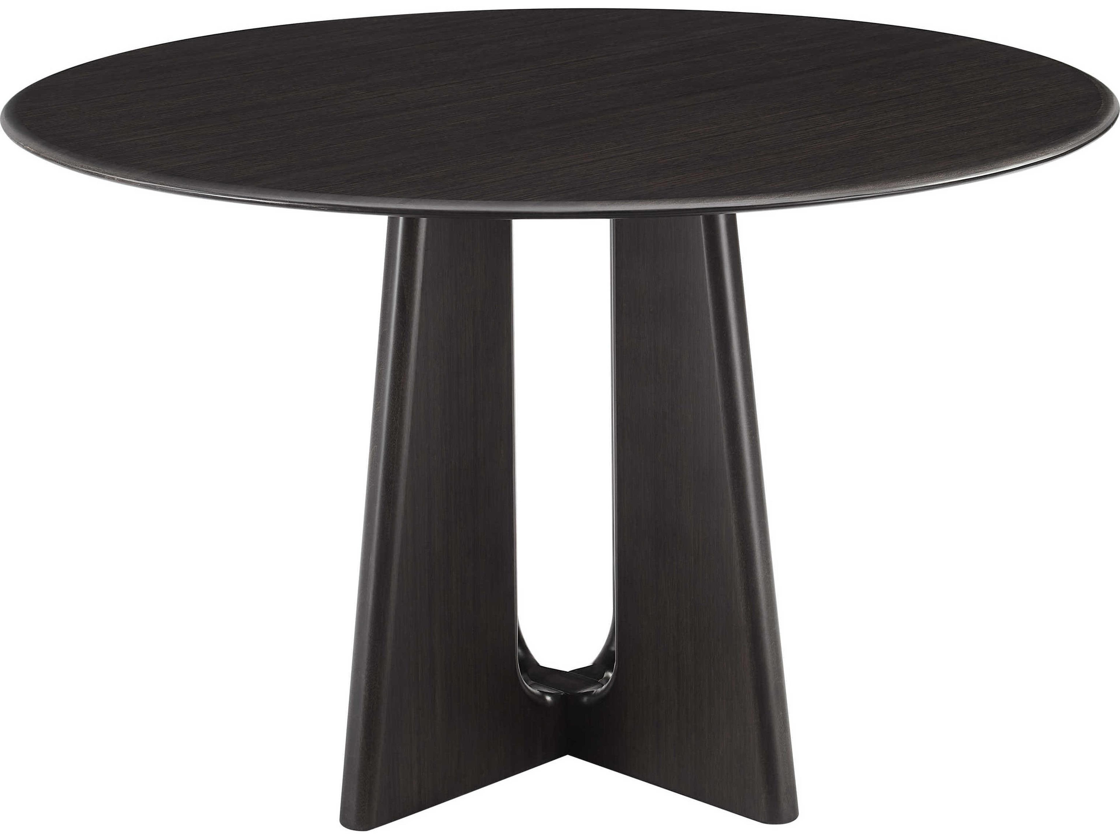 Greenington Luna Round Bamboo Caviar Dining Table