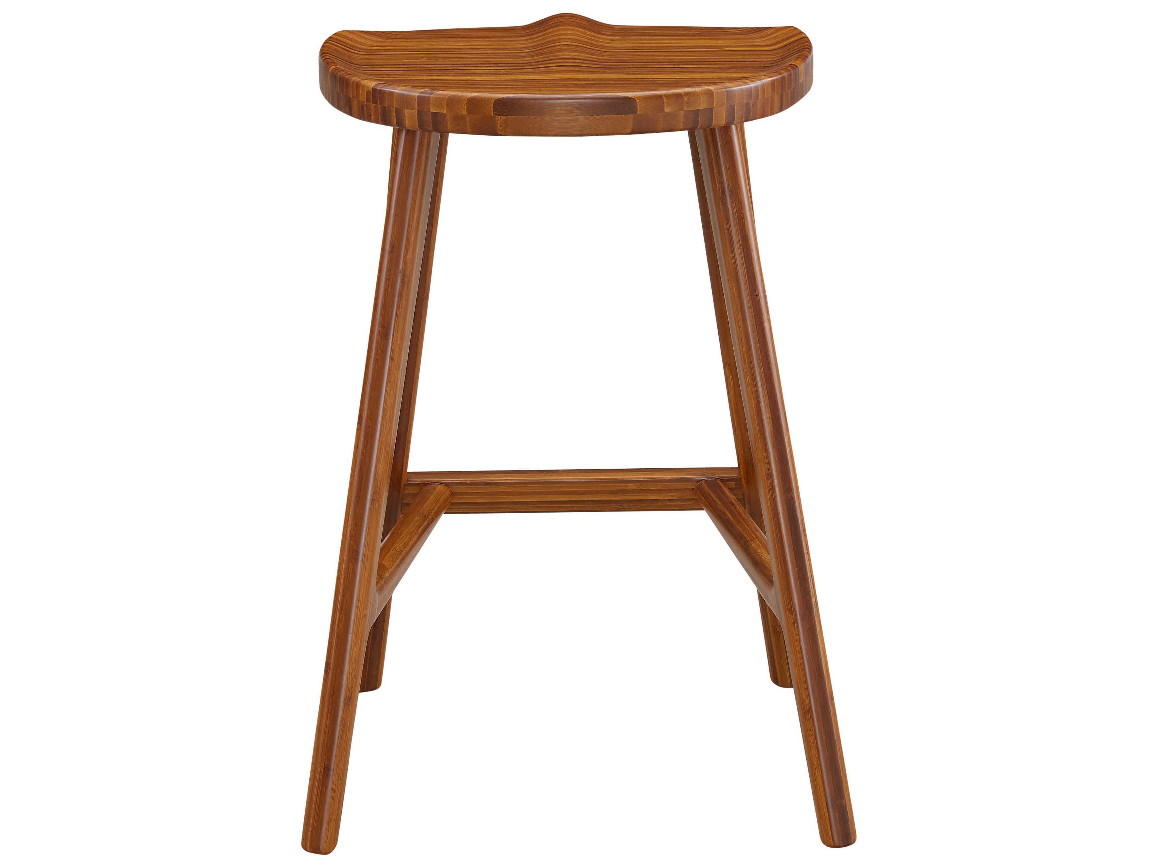 Greenington Max Bamboo Wood Amber Counter Stool