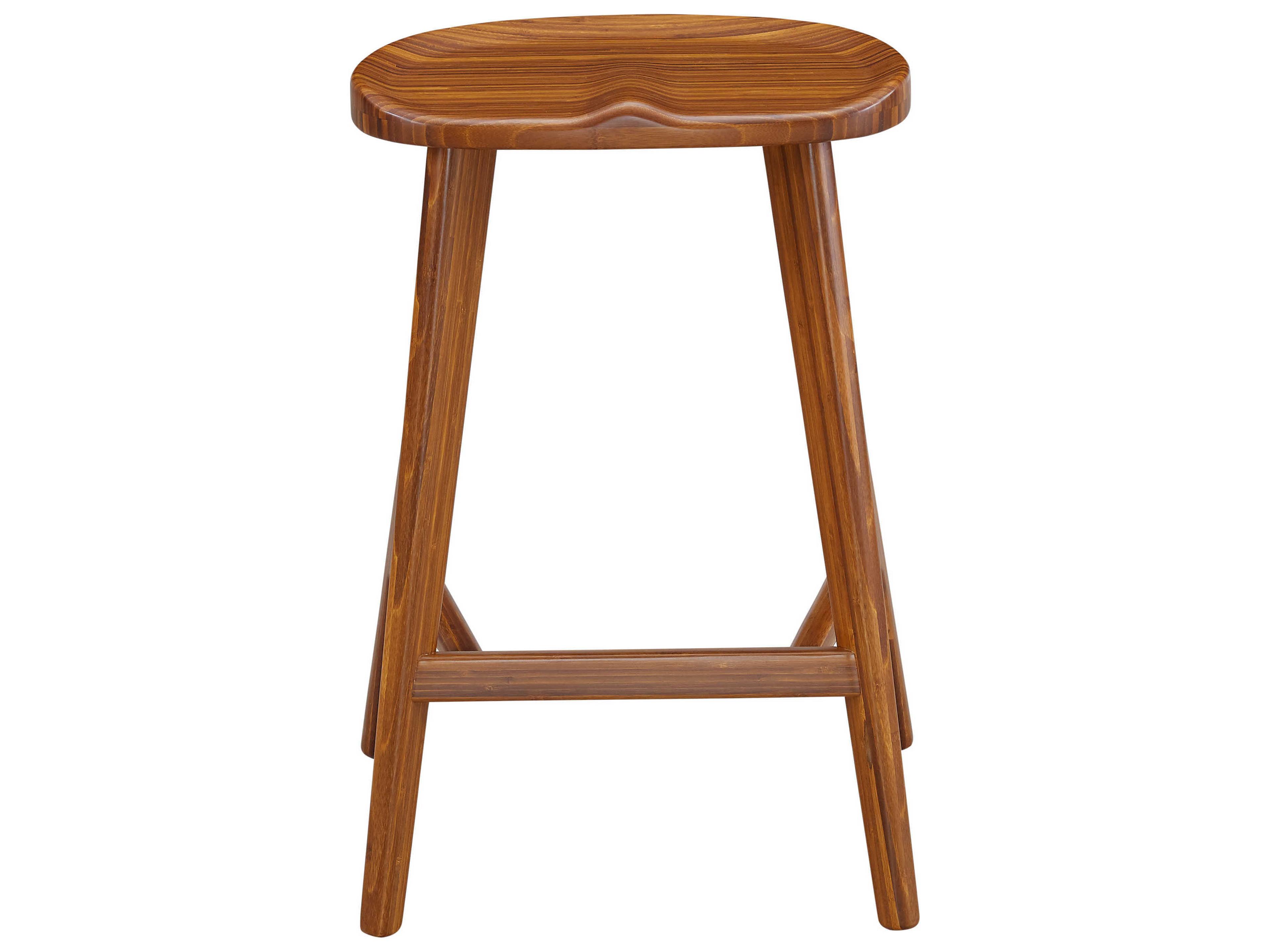 Greenington Max Bamboo Wood Amber Counter Stool