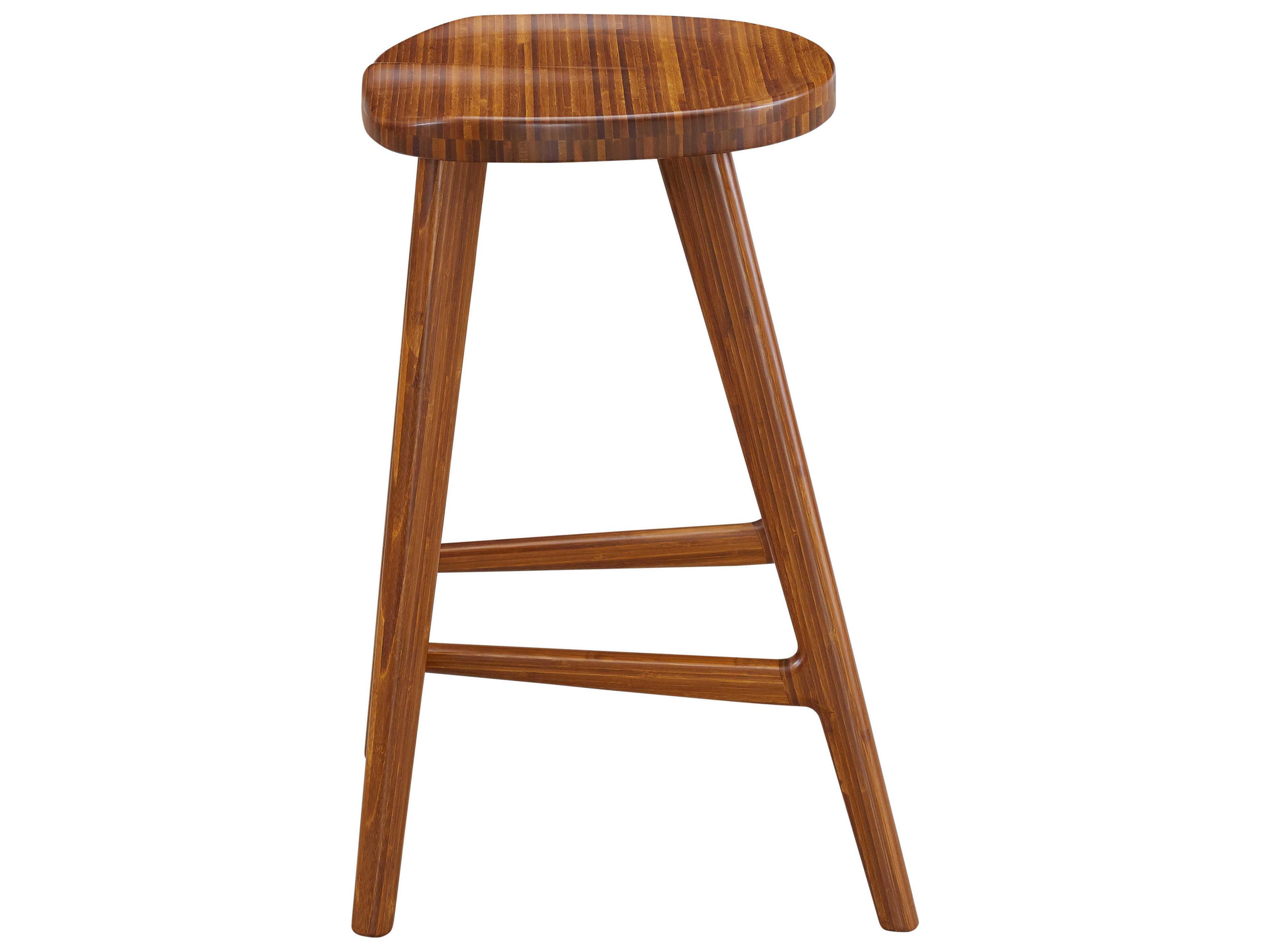 Greenington Max Bamboo Wood Amber Counter Stool