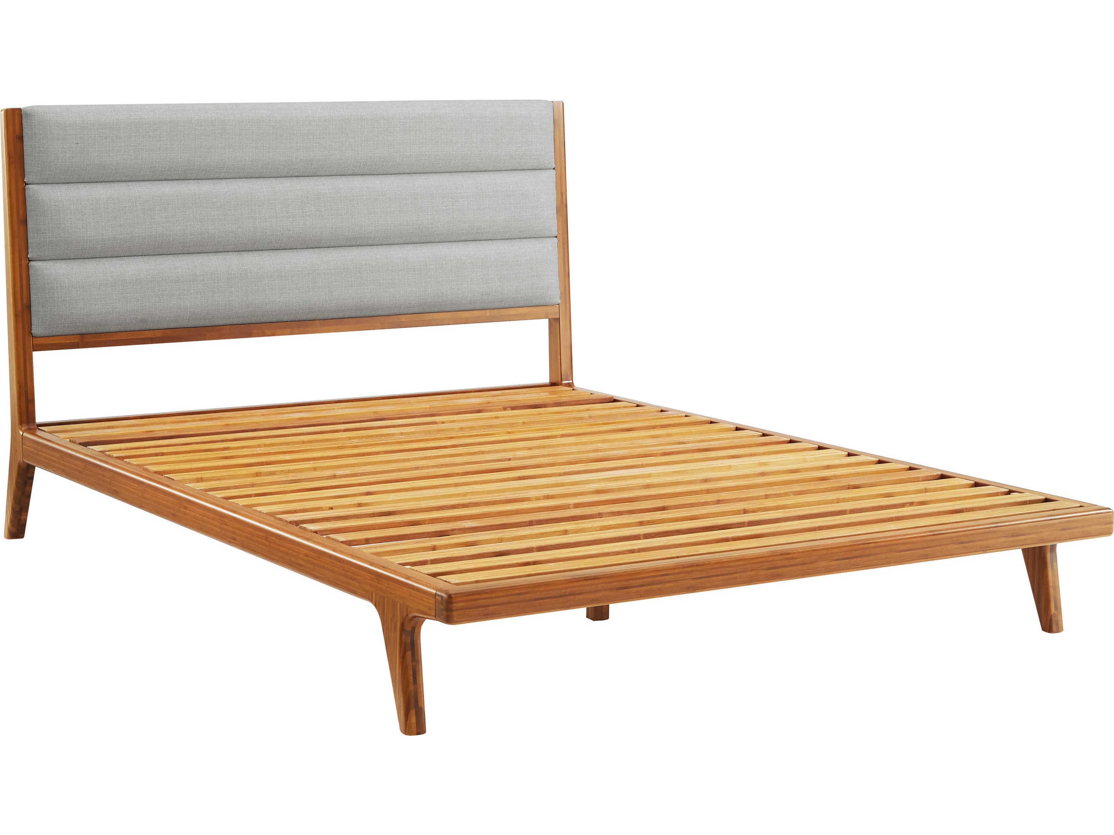 Greenington Mercury Amber Brown Bamboo Wood Queen Platform Bed