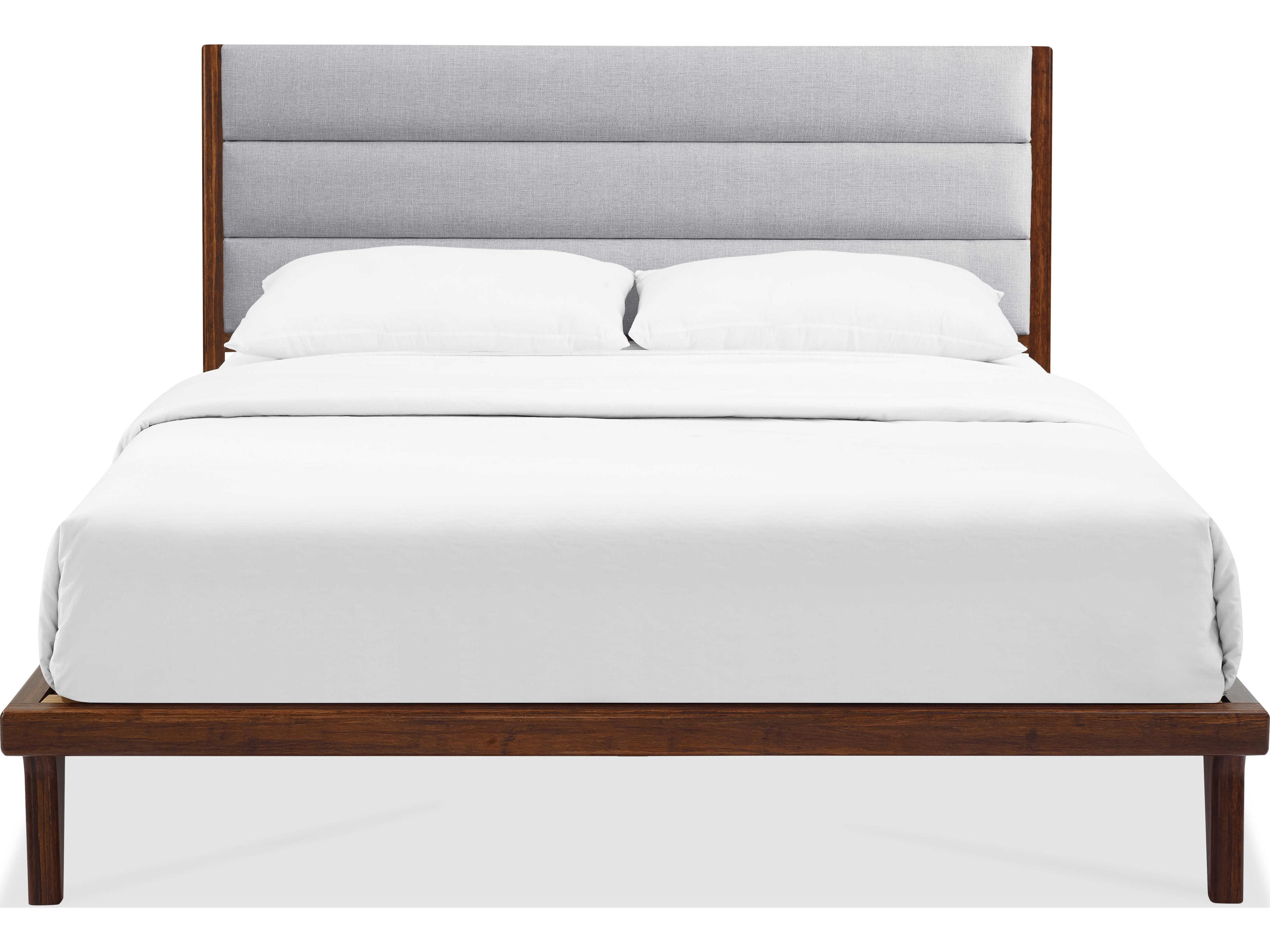 Greenington Mercury Exotic Brown Bamboo Wood Queen Platform Bed