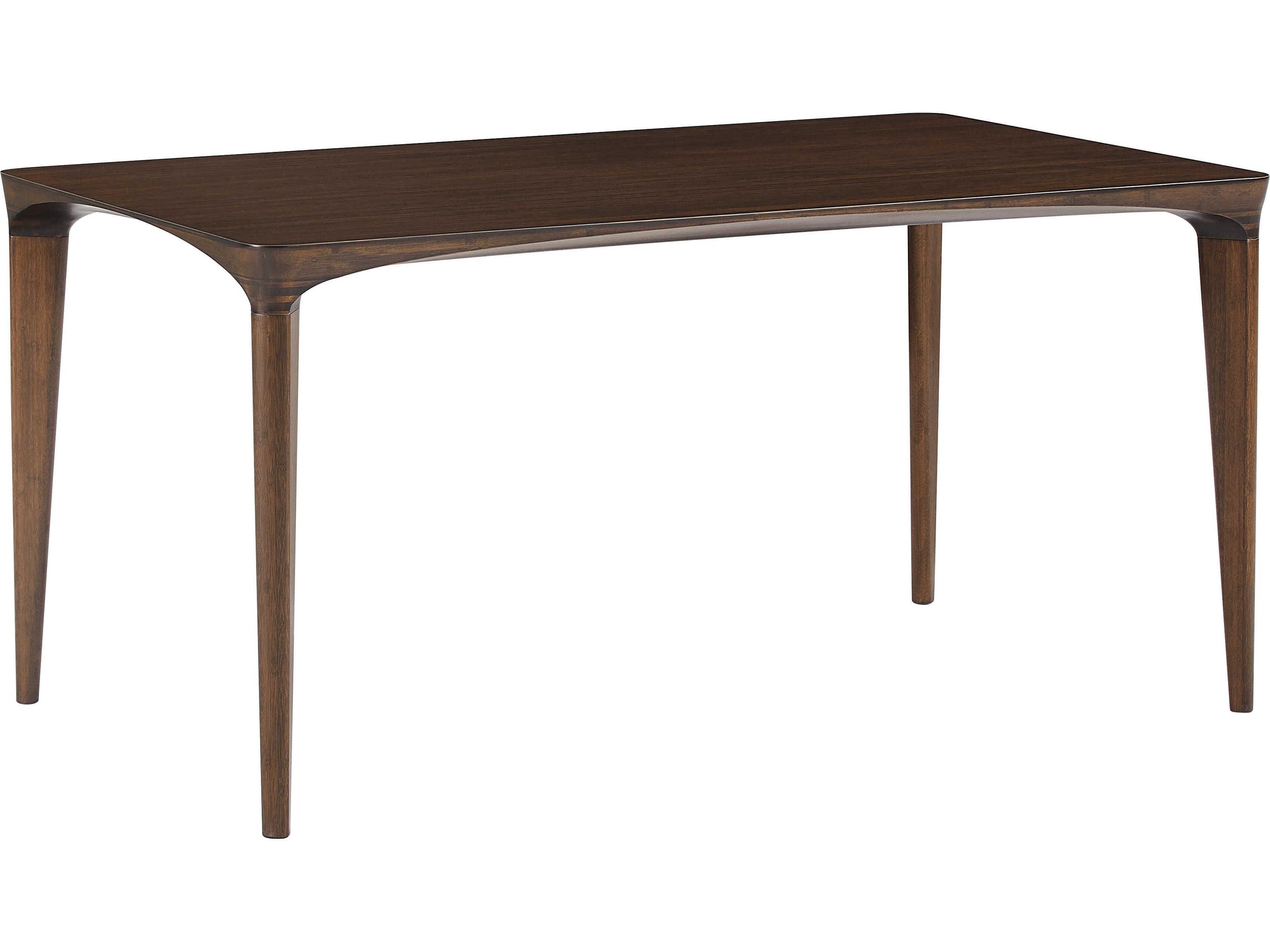 Marseilles Rectangular Bamboo Black Walnut Dining Table