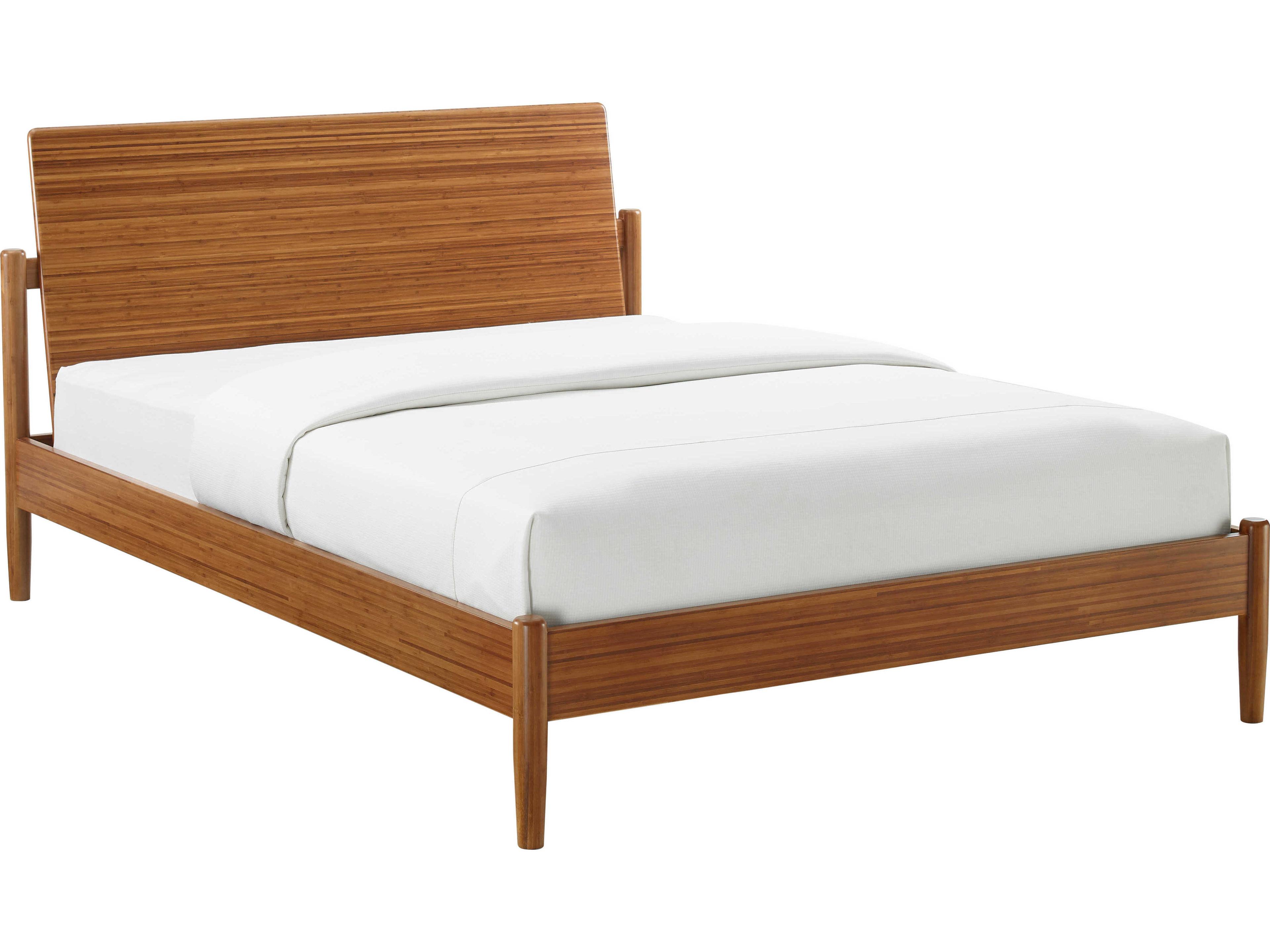 Greenington Monterey Amber Brown Bamboo Wood Queen Platform Bed