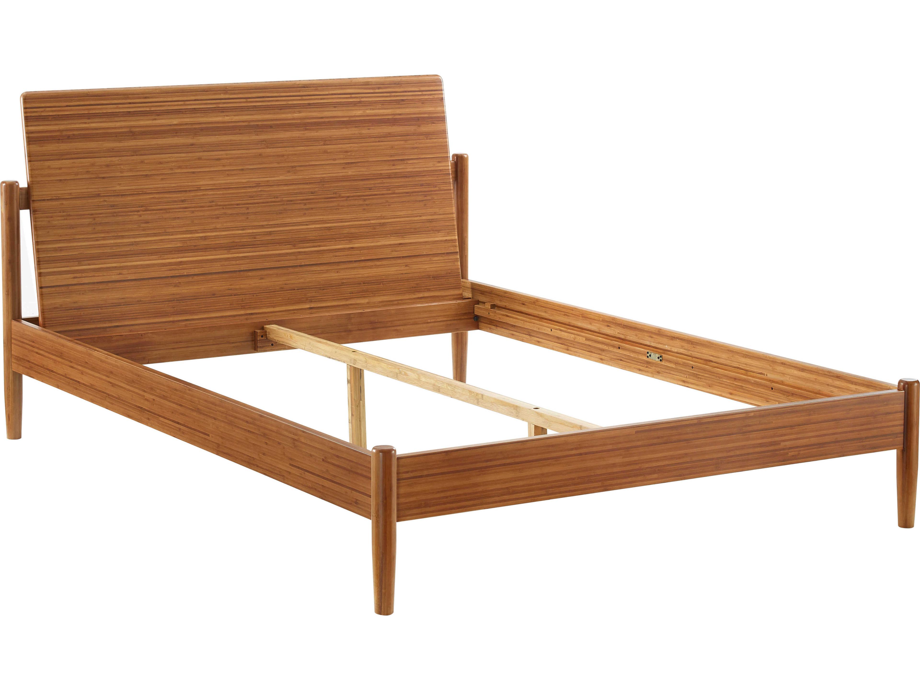 Greenington Monterey Amber Brown Bamboo Wood Queen Platform Bed