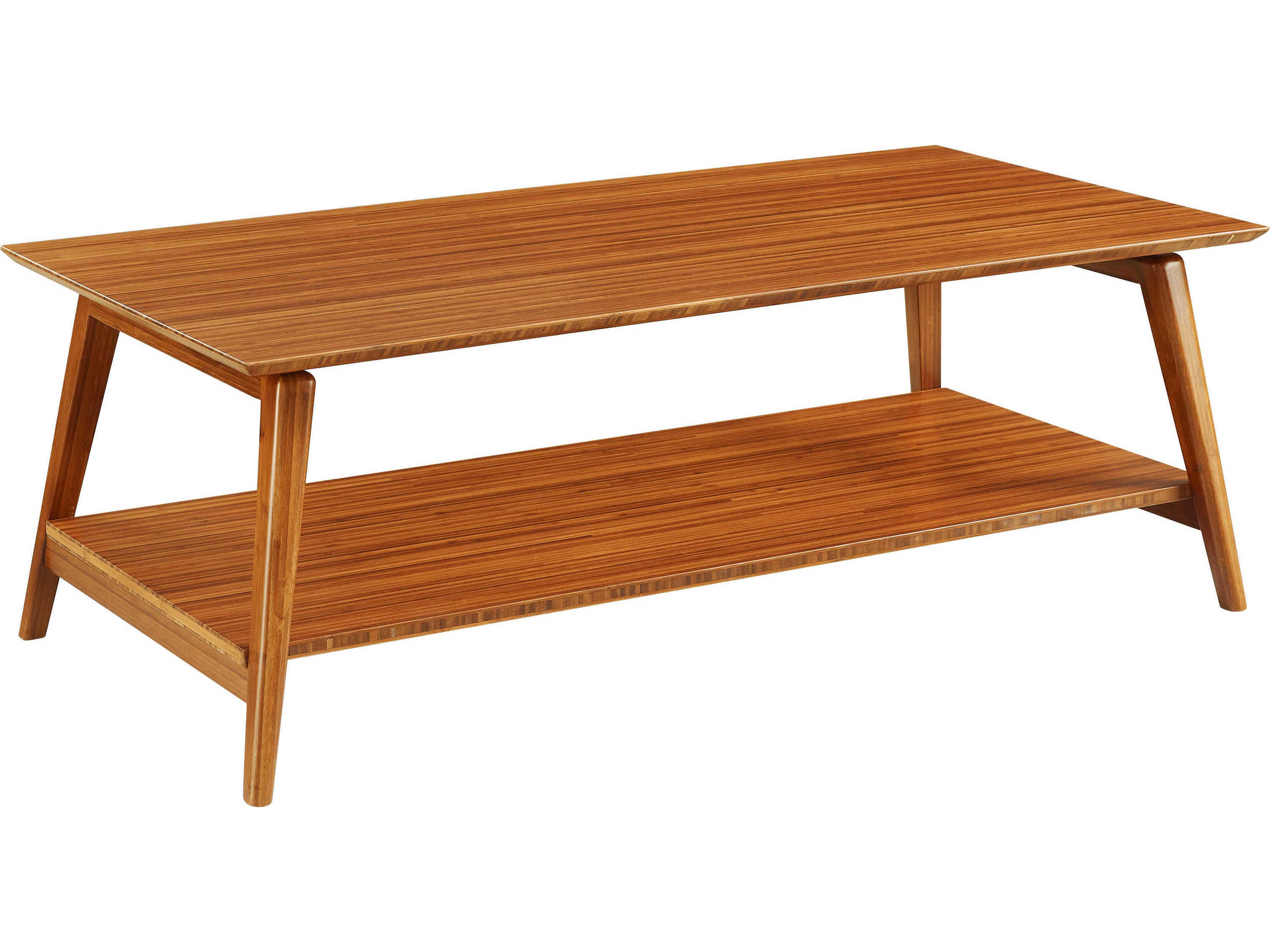 Greenington Antares Rectangular Bamboo Amber Coffee Table