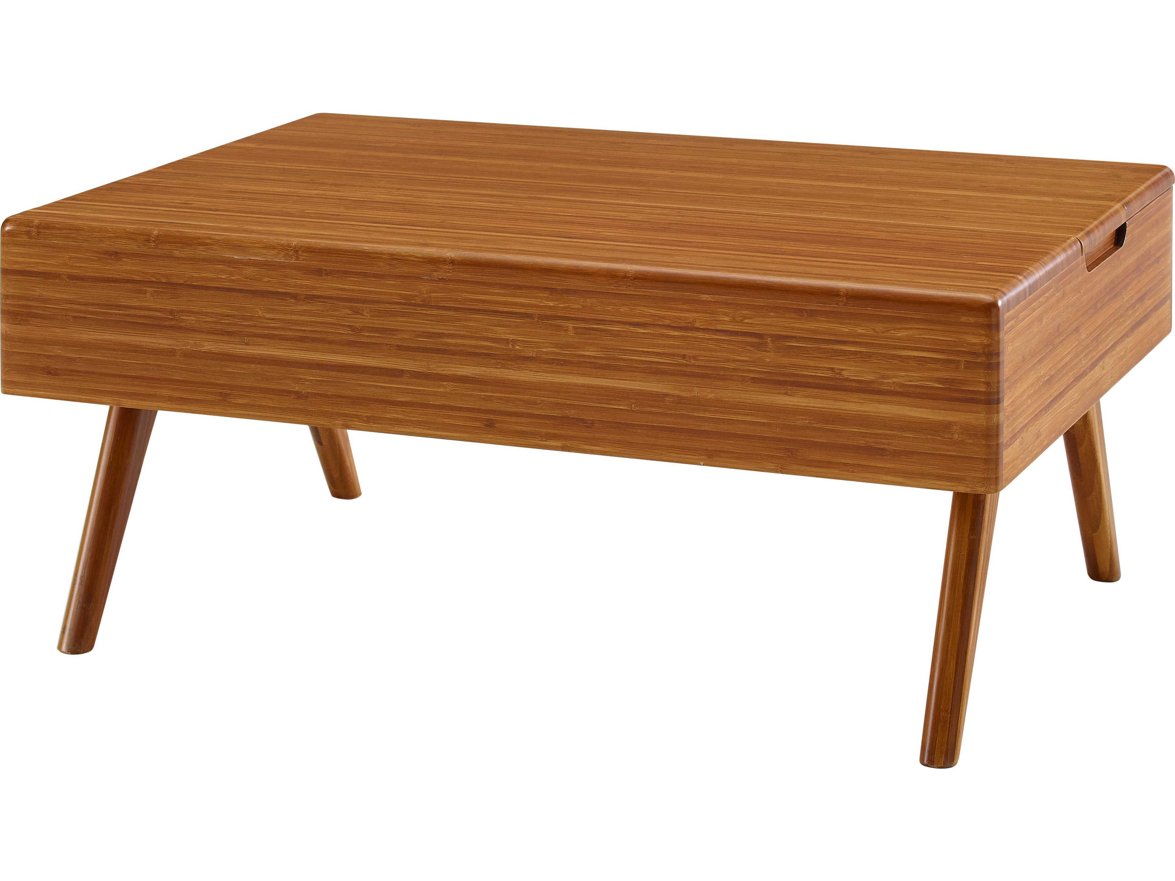 Greenington Accents Rectangular Bamboo Amber Coffee Table