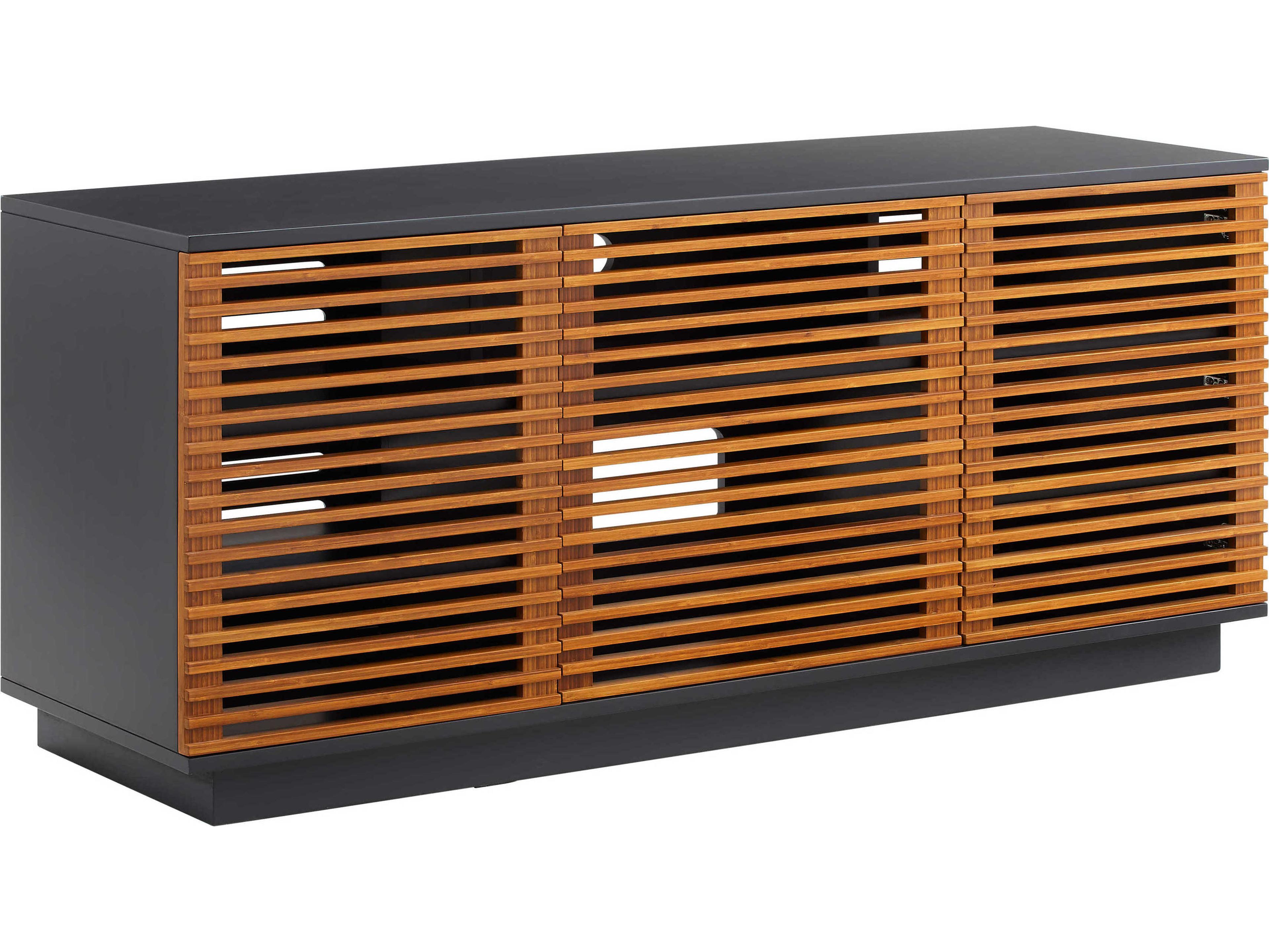 Greenington Rowan 64" Bamboo Wood Amber Media Console