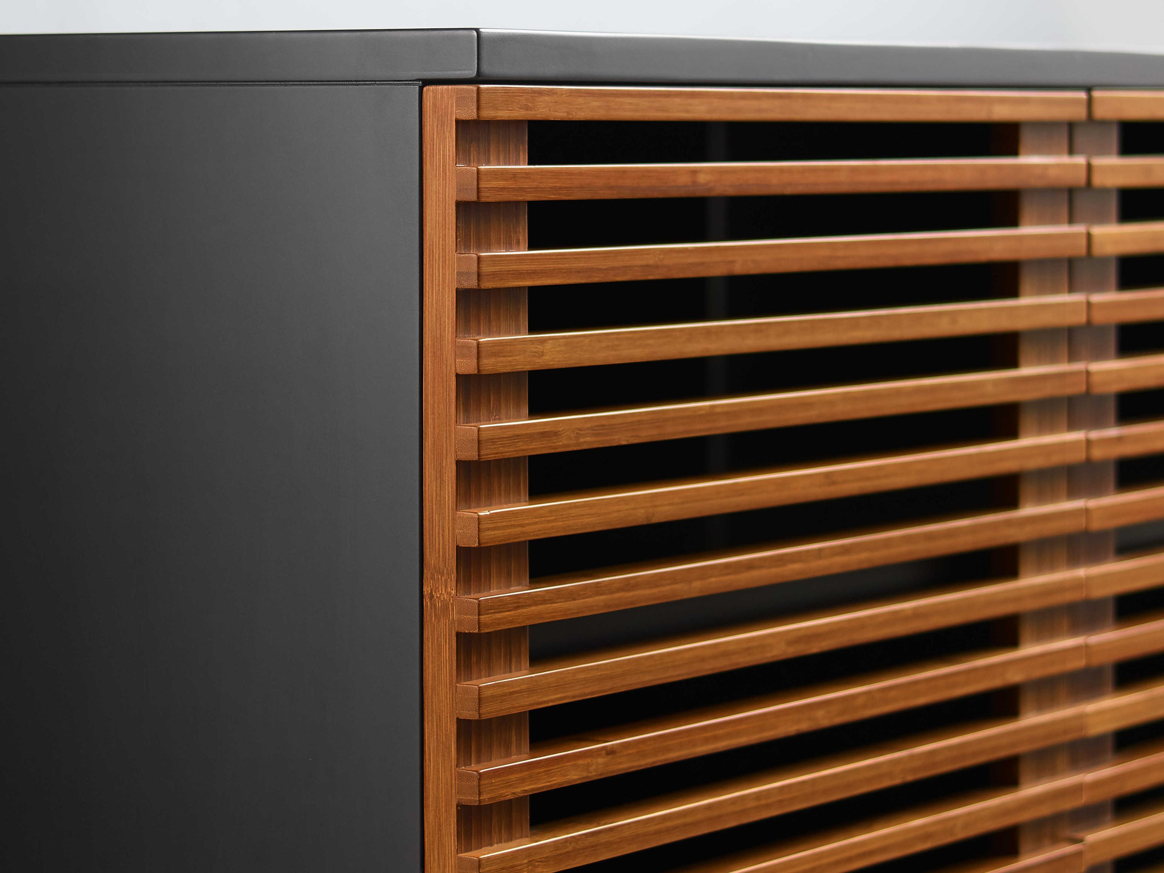 Greenington Rowan 64" Bamboo Wood Amber Media Console