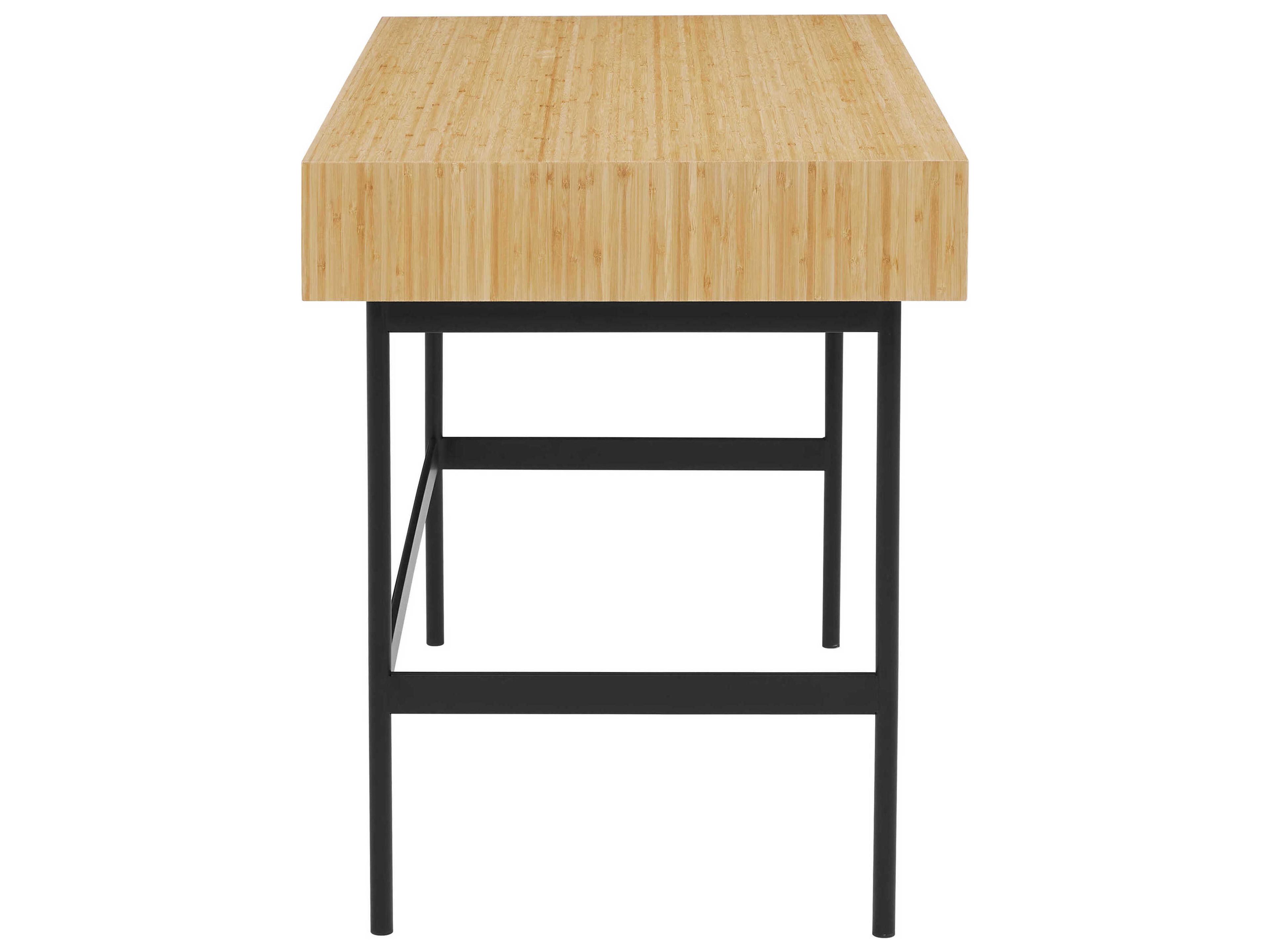 Greenington Santa Cruz Wheat Black Bamboo Wood Writing Desk