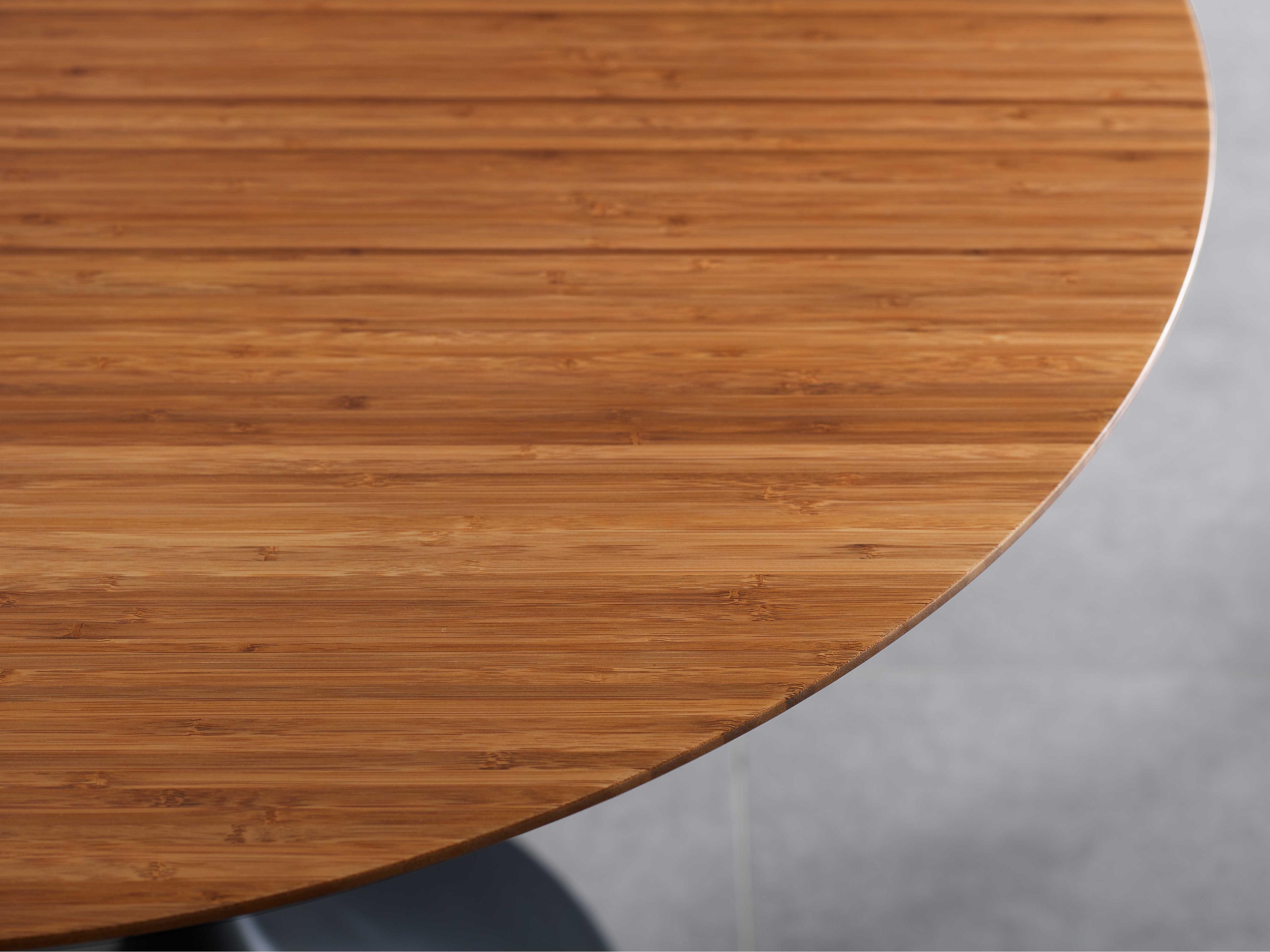 Greenington Soho Round Wood Amber Dining Table