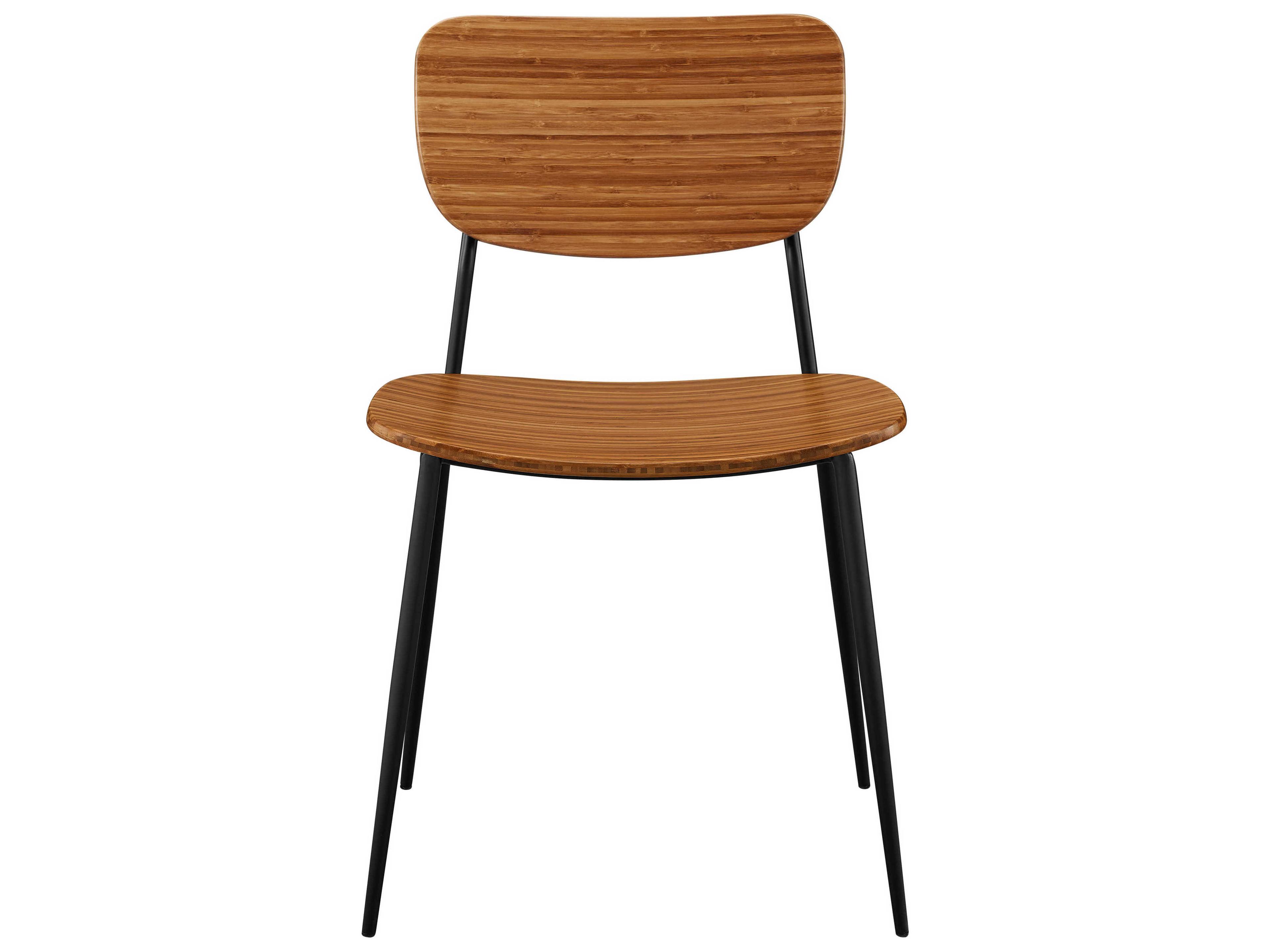 Greenington Soho Bamboo Wood Black Side Dining Chair
