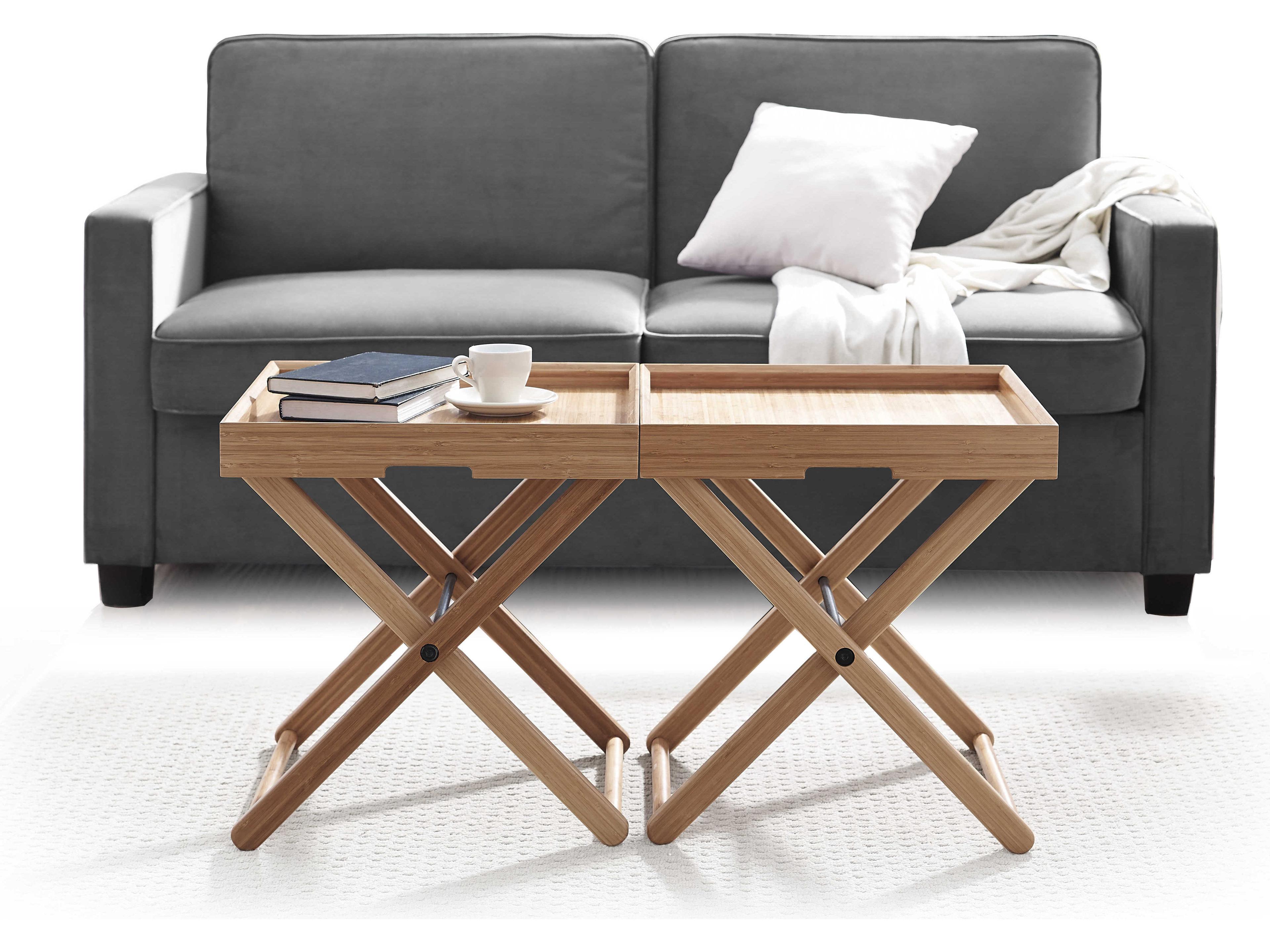 Greenington Teline Square Wood Caramelized End Table