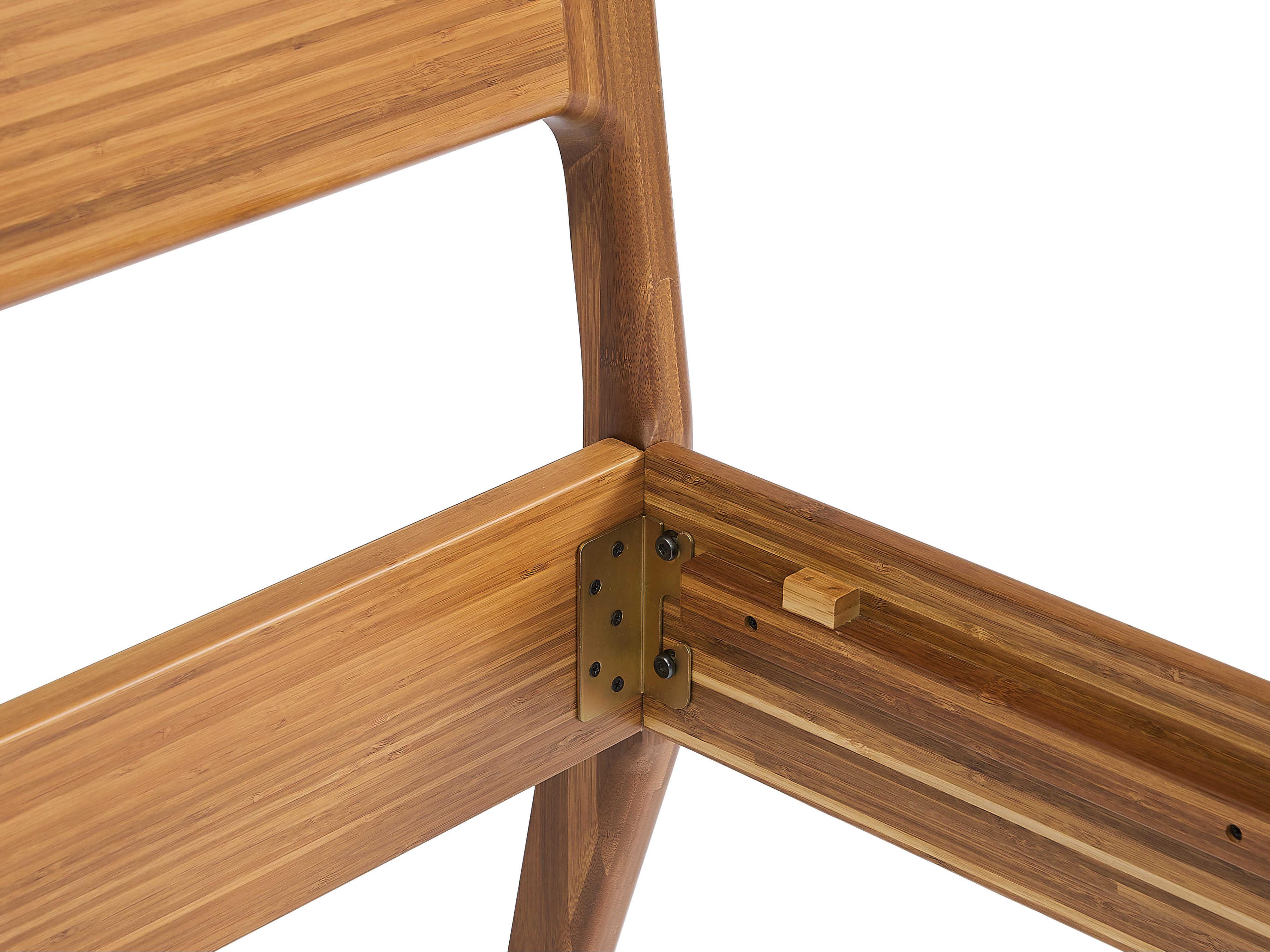 Greenington Ventura Amber Brown Bamboo Wood King Platform Bed