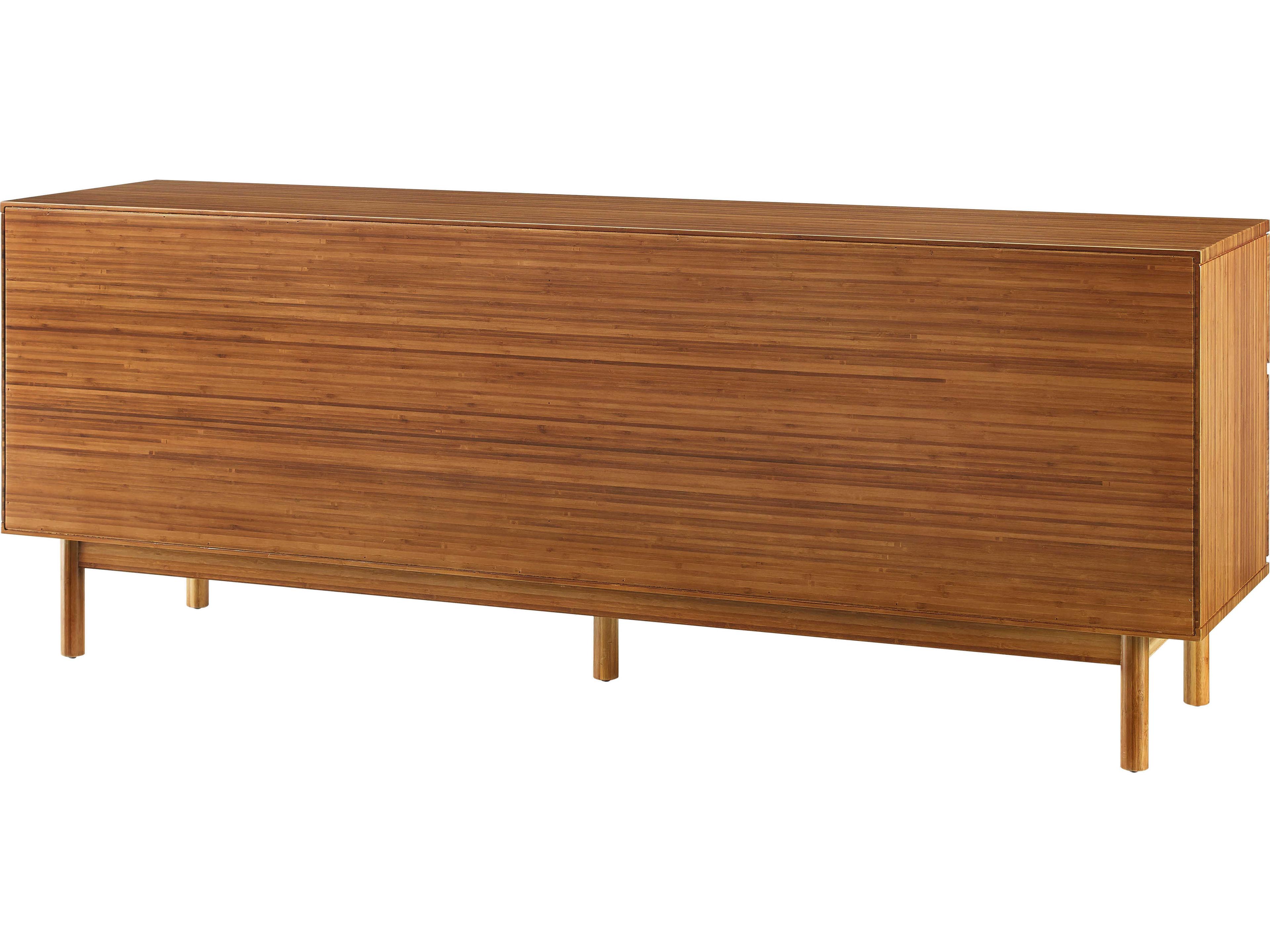 Greenington Ventura 4-Drawers Brown Bamboo Wood Double Dresser