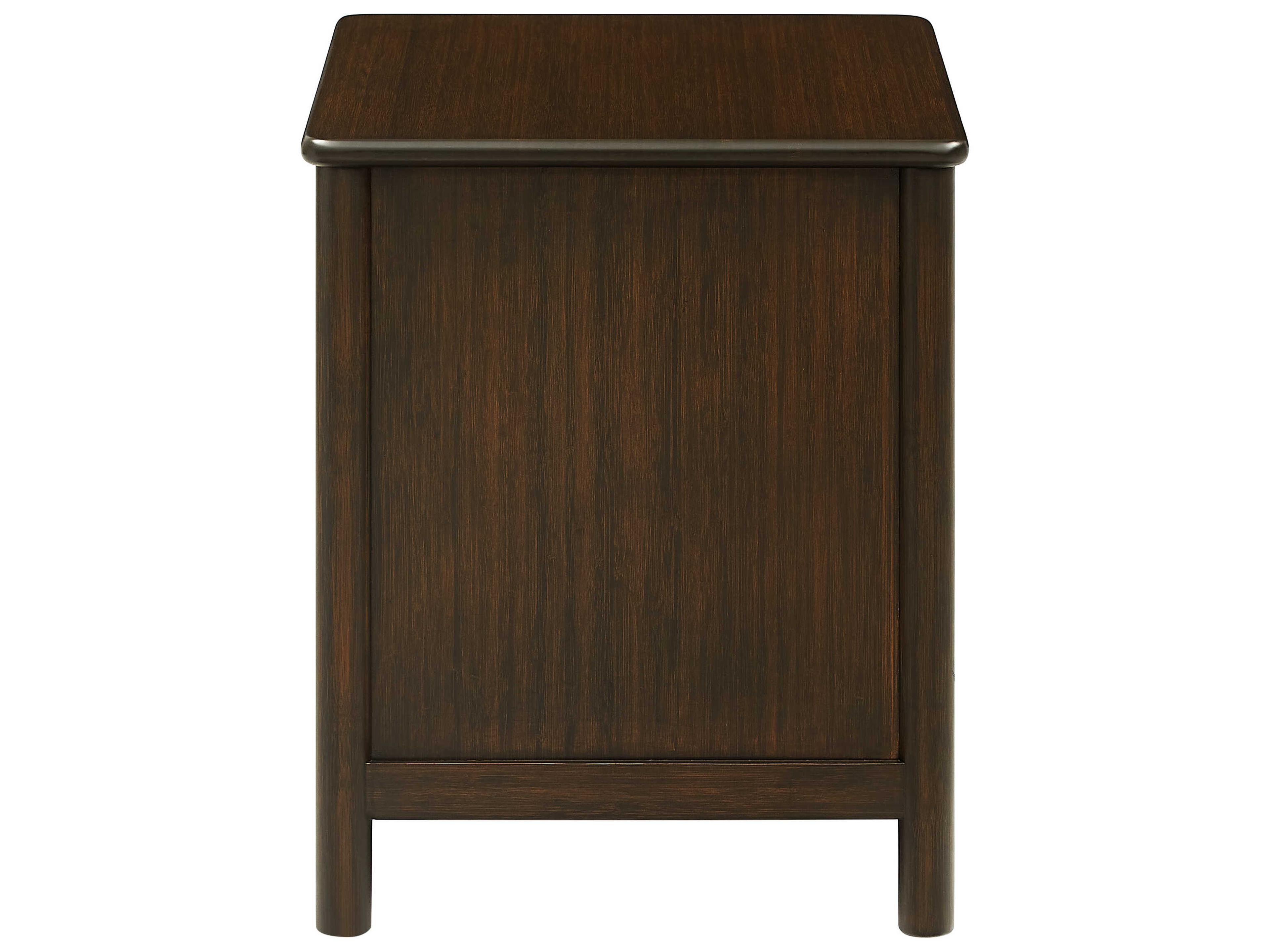 Greenington Weston 1-Drawer Brown Bamboo Wood Nightstand