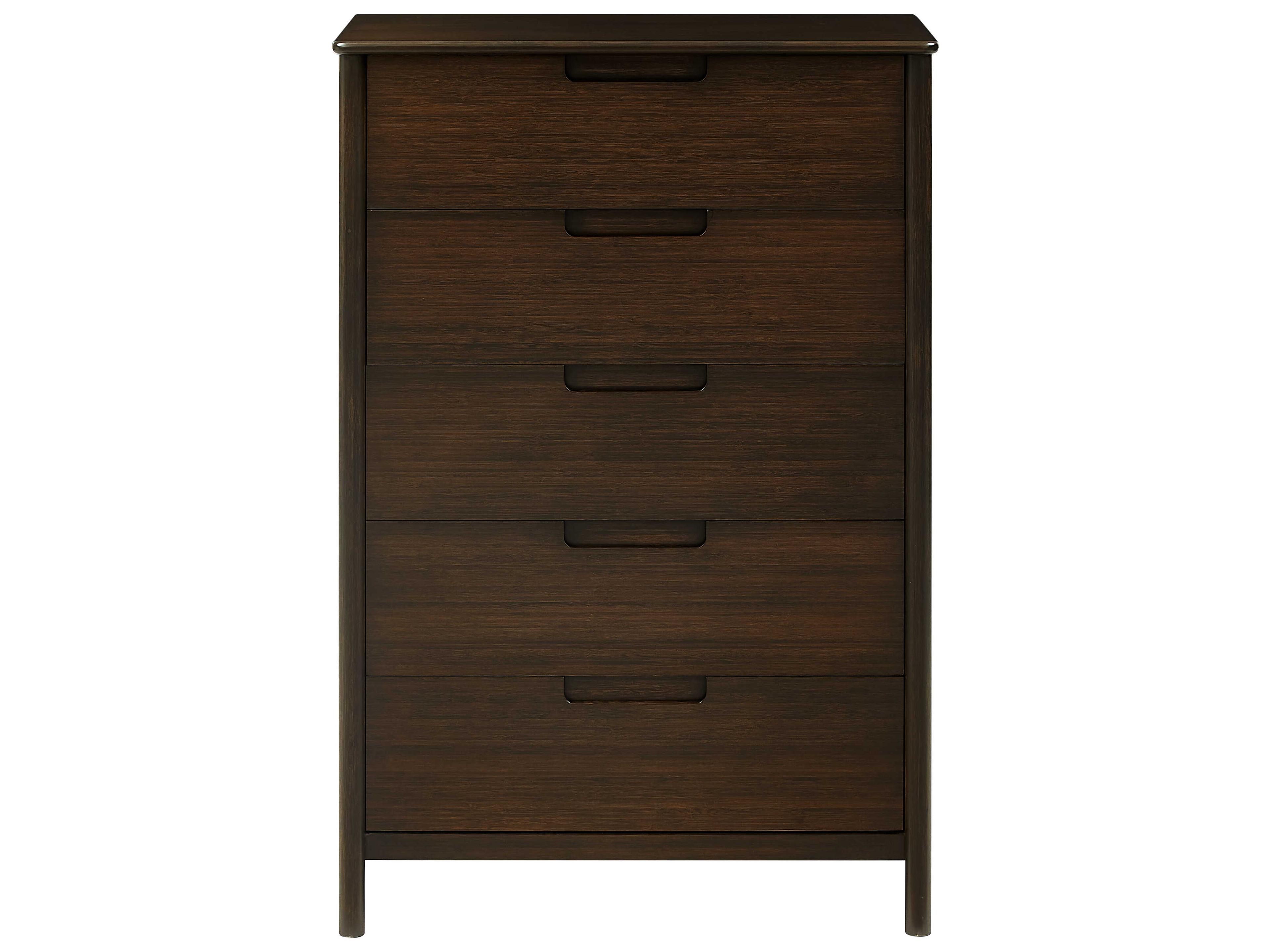 Greenington Weston Black Walnut Brown Bamboo Wood Accent Chest