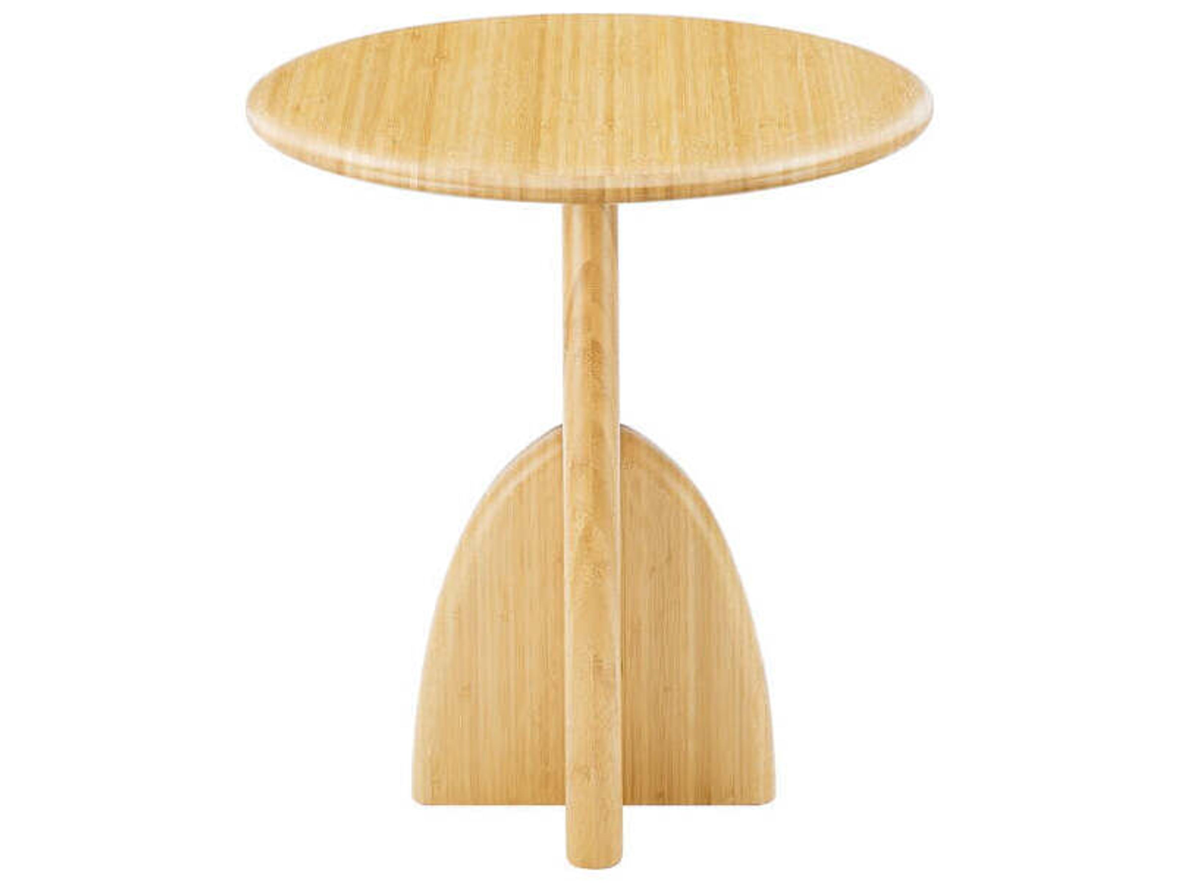 Greenington Zephyr Round Bamboo Coffee Table