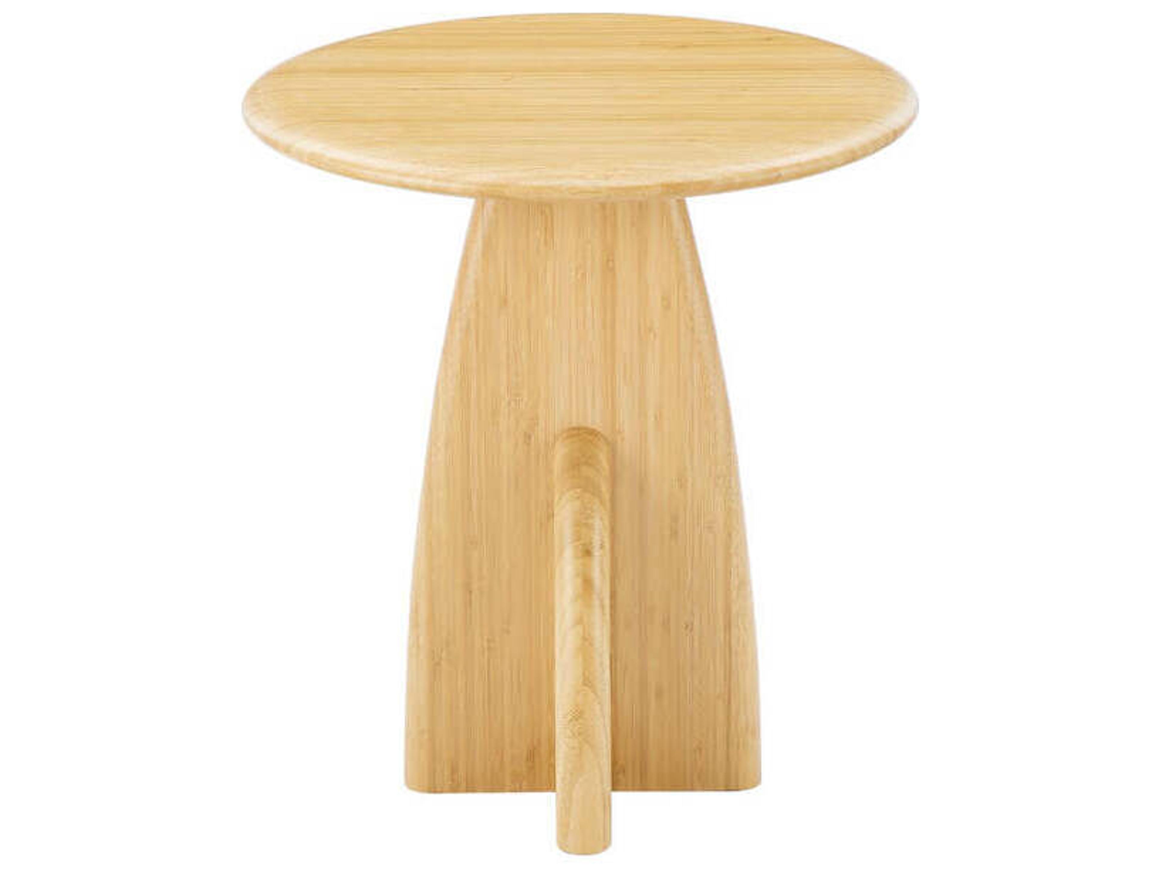 Greenington Zephyr Round Bamboo Coffee Table