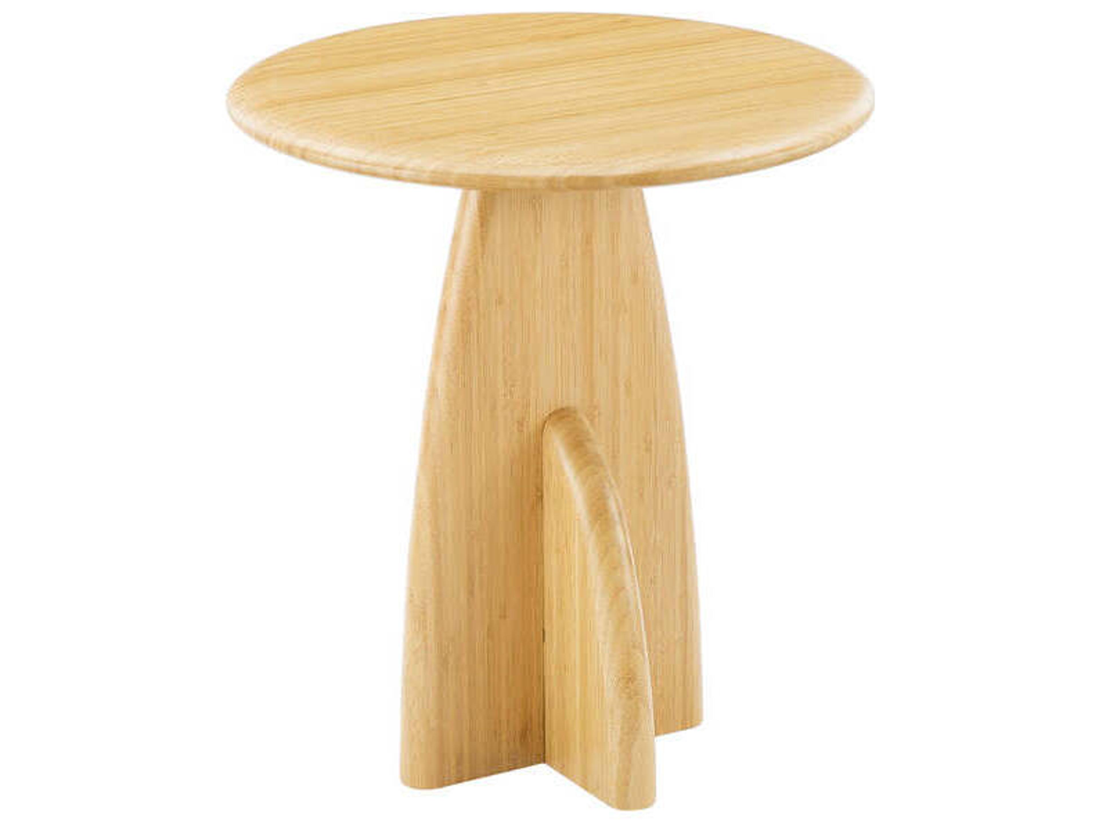 Zephyr Round Bamboo Coffee Table