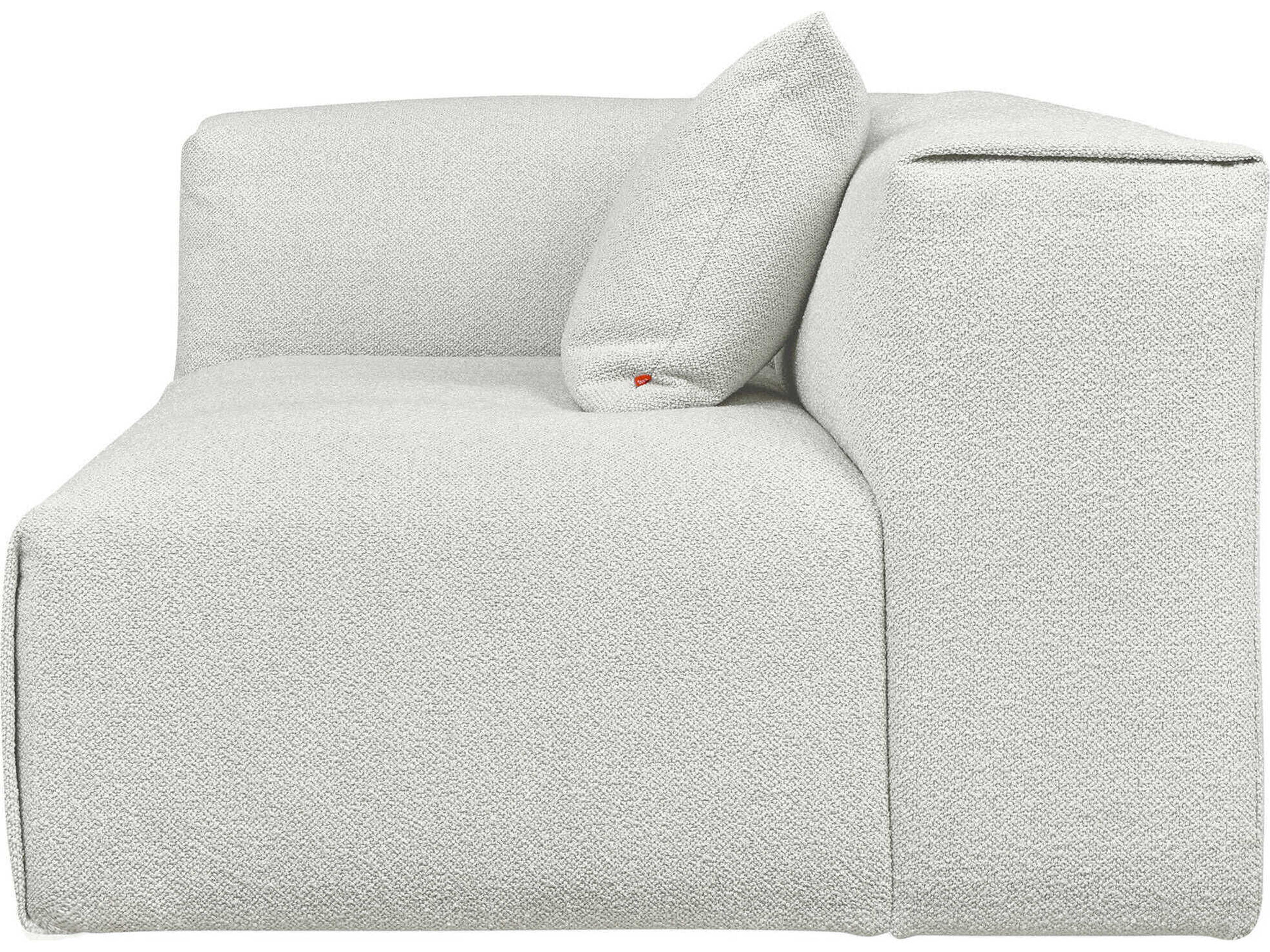 Gus* Modern Nest Gray Left Arm Modular Chair