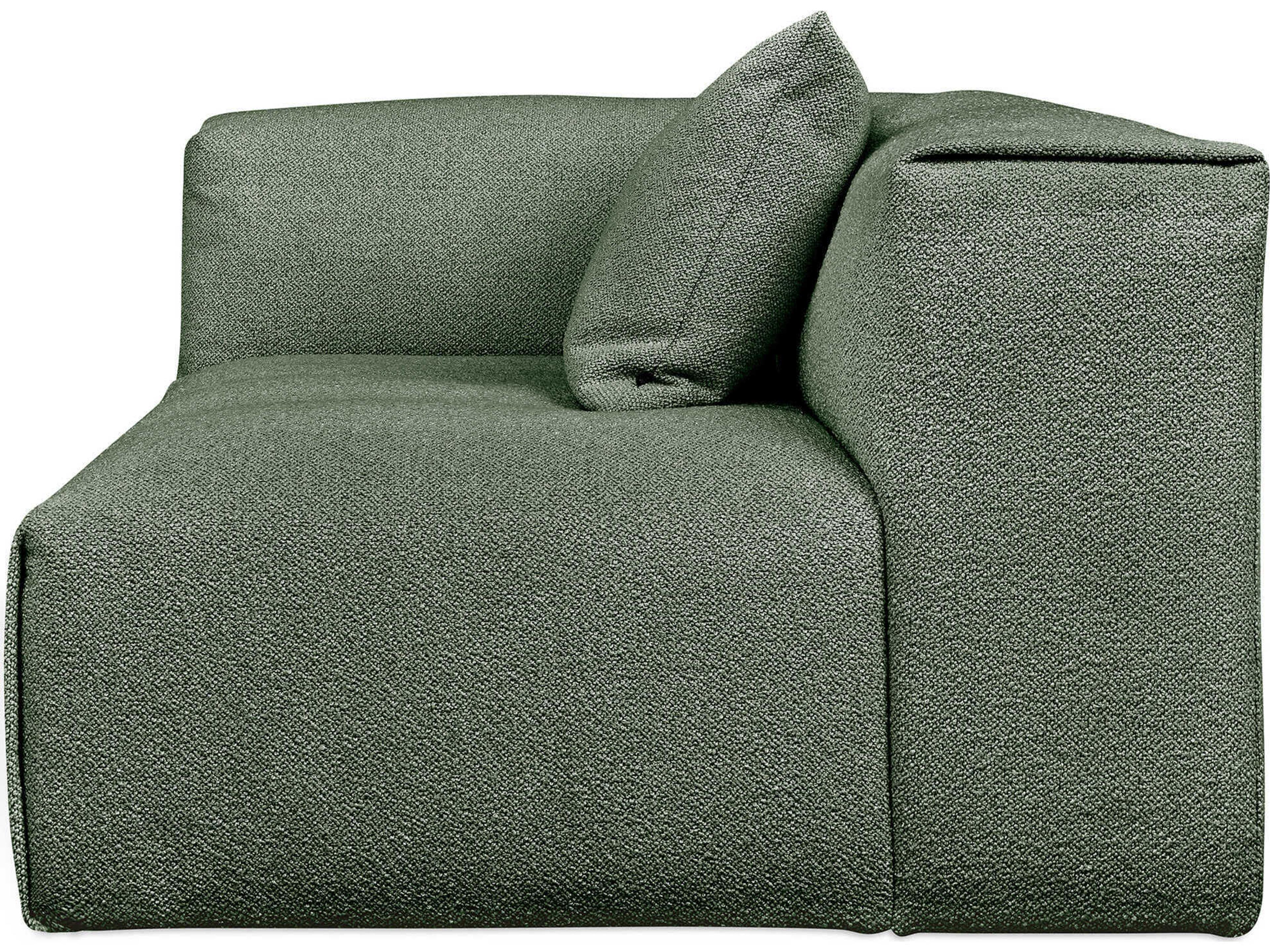 Gus* Modern Nest Green Left Arm Modular Chair