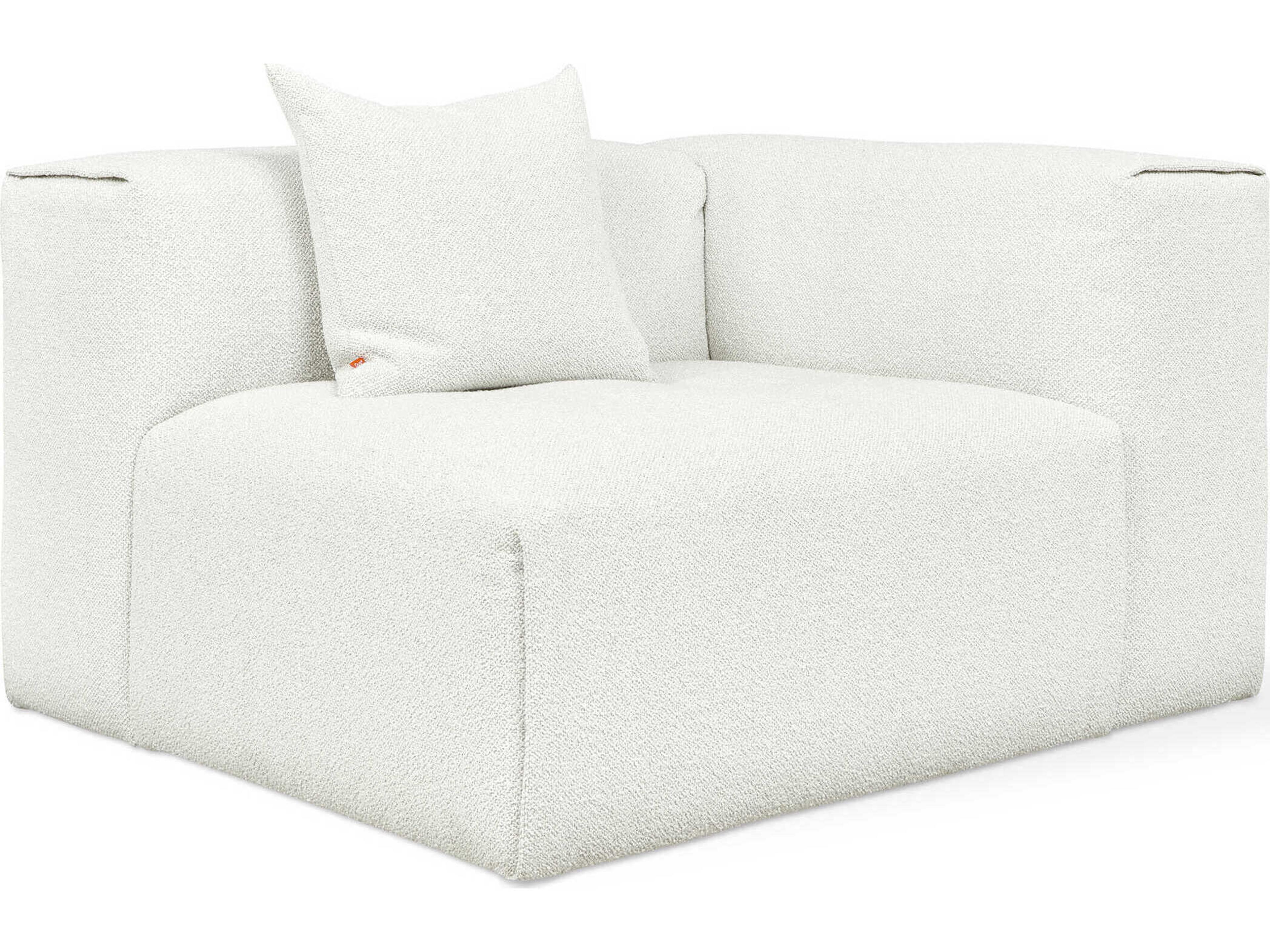 Nest White Right Arm Modular Chair