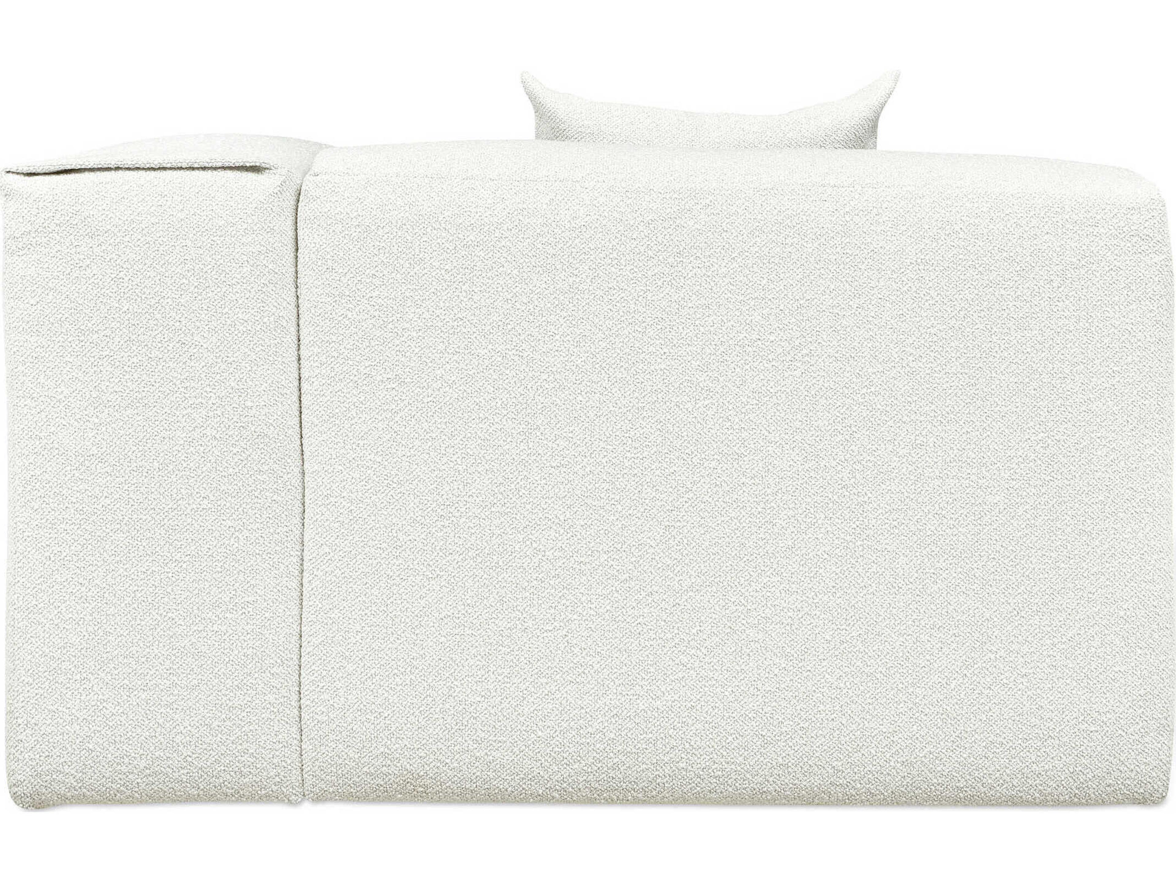 Gus* Modern Nest White Right Arm Modular Chair