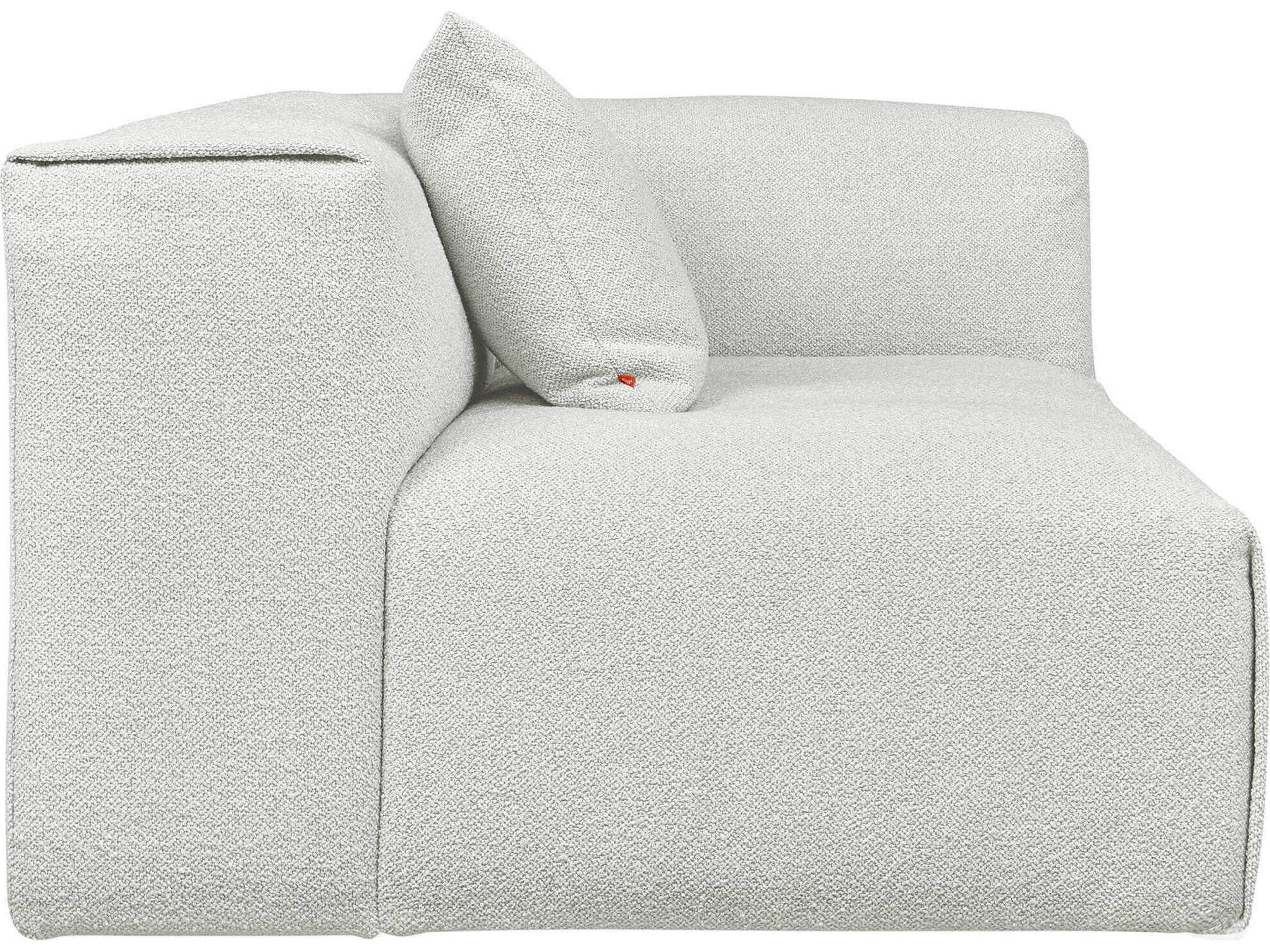 Gus* Modern Nest Gray Right Arm Modular Chair