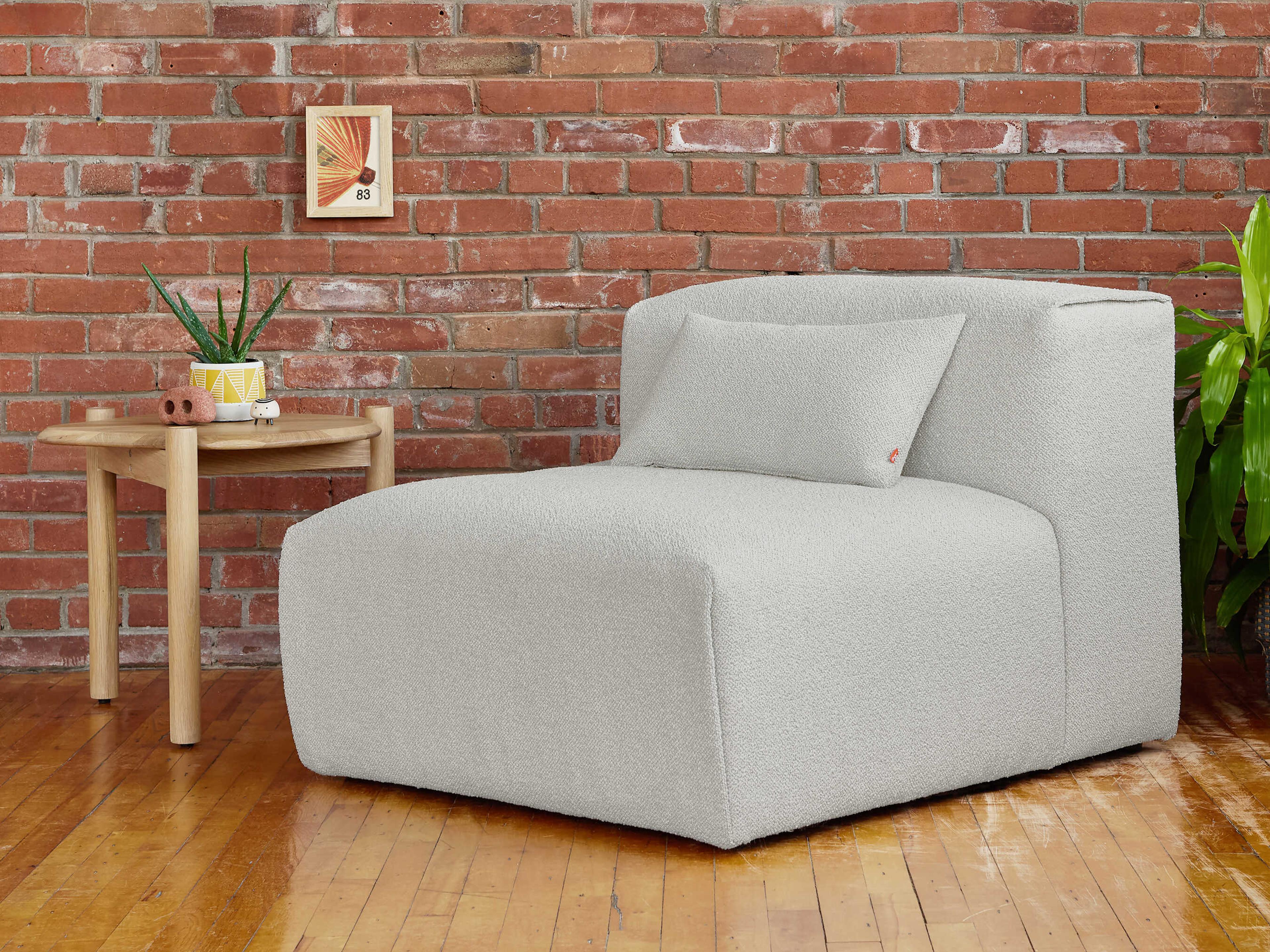 Gus* Modern Nest Gray Modular Chair