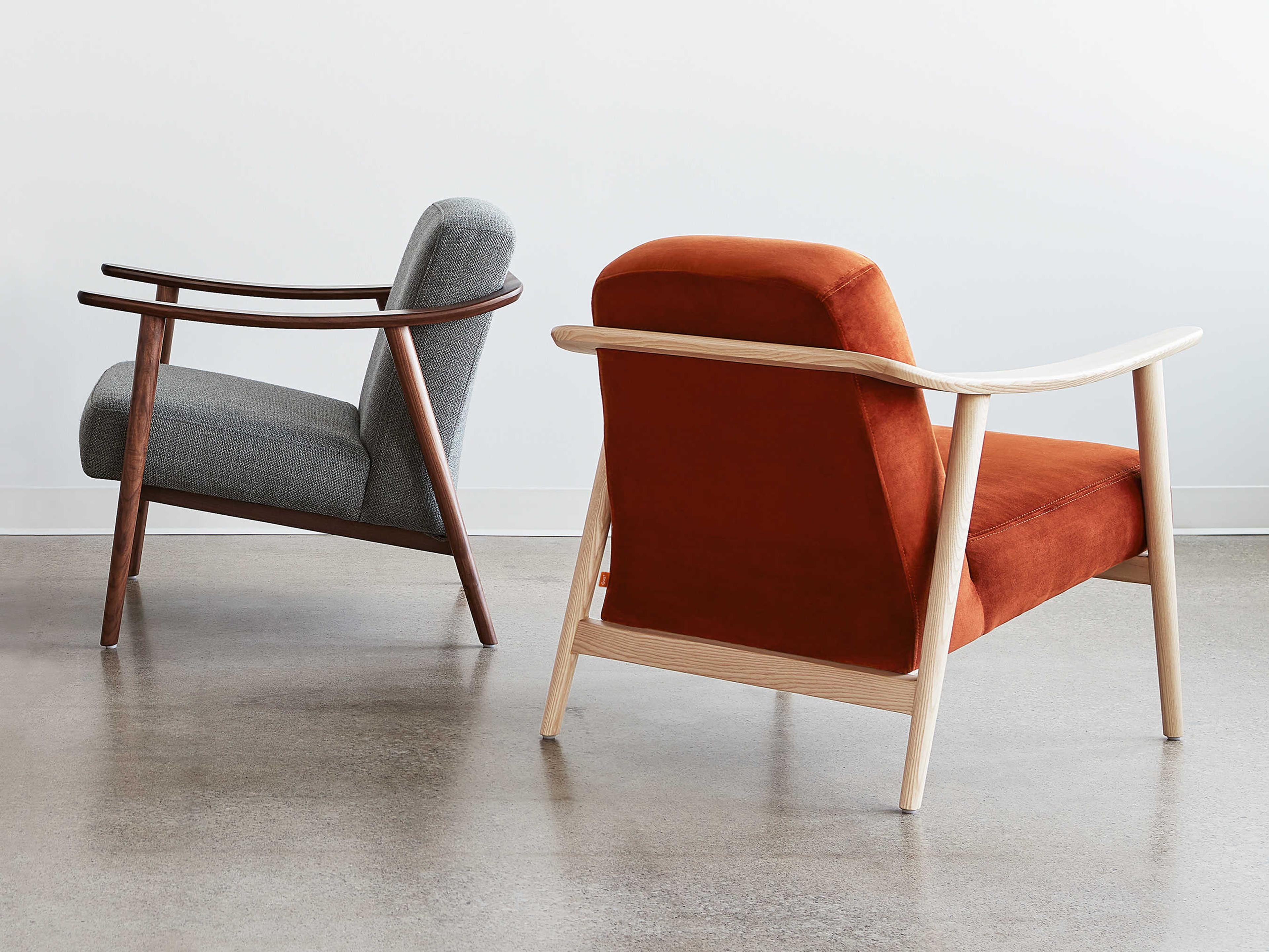 Gus* Modern Baltic Brown Fabric Accent Chair