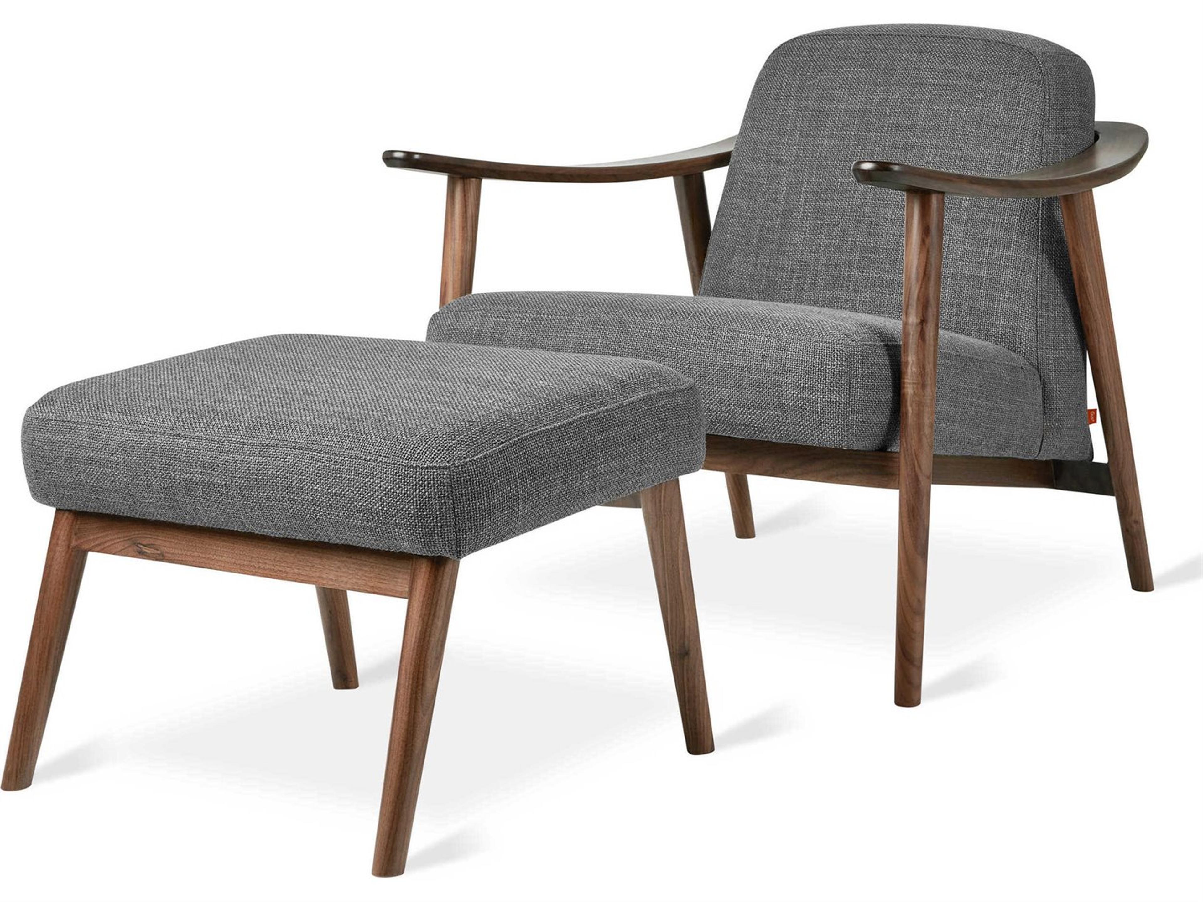 Gus* Modern Baltic Brown Fabric Accent Chair