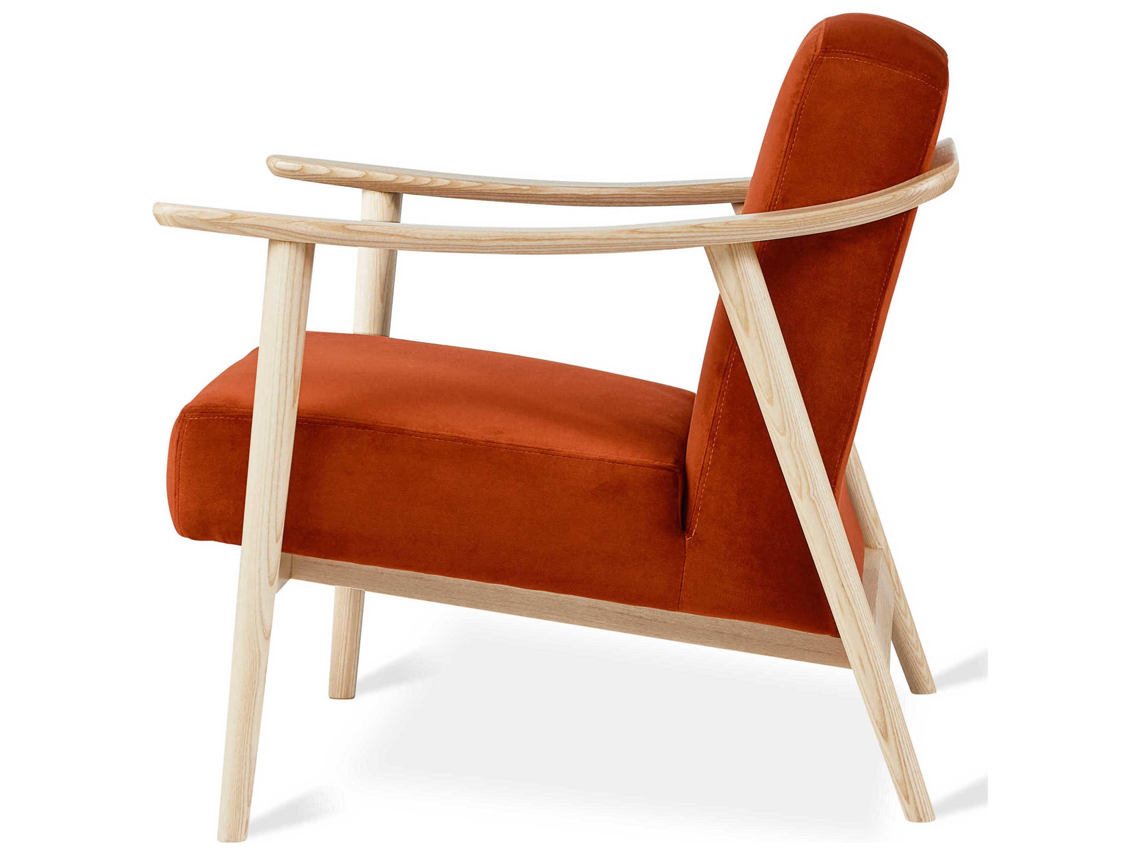 Gus* Modern Baltic Brown Fabric Accent Chair