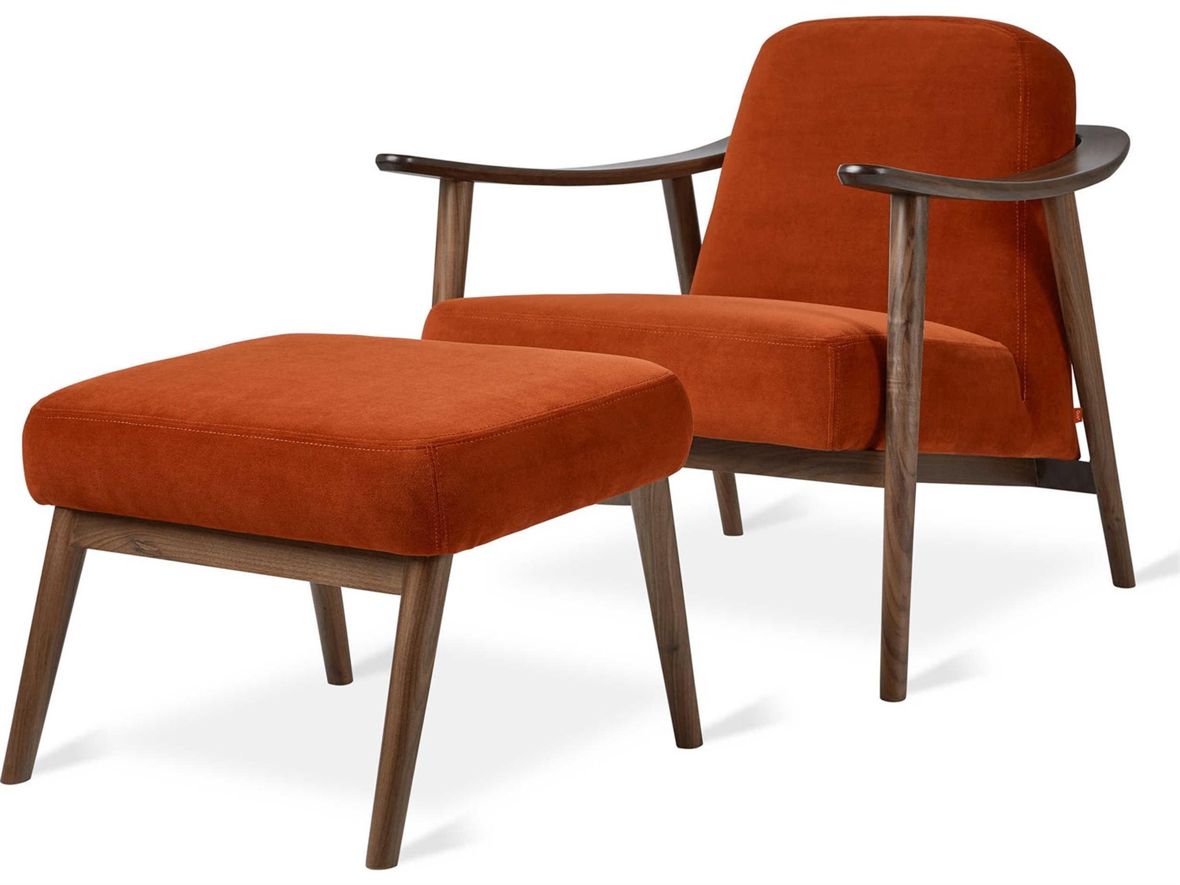 Gus* Modern Baltic Brown Fabric Accent Chair