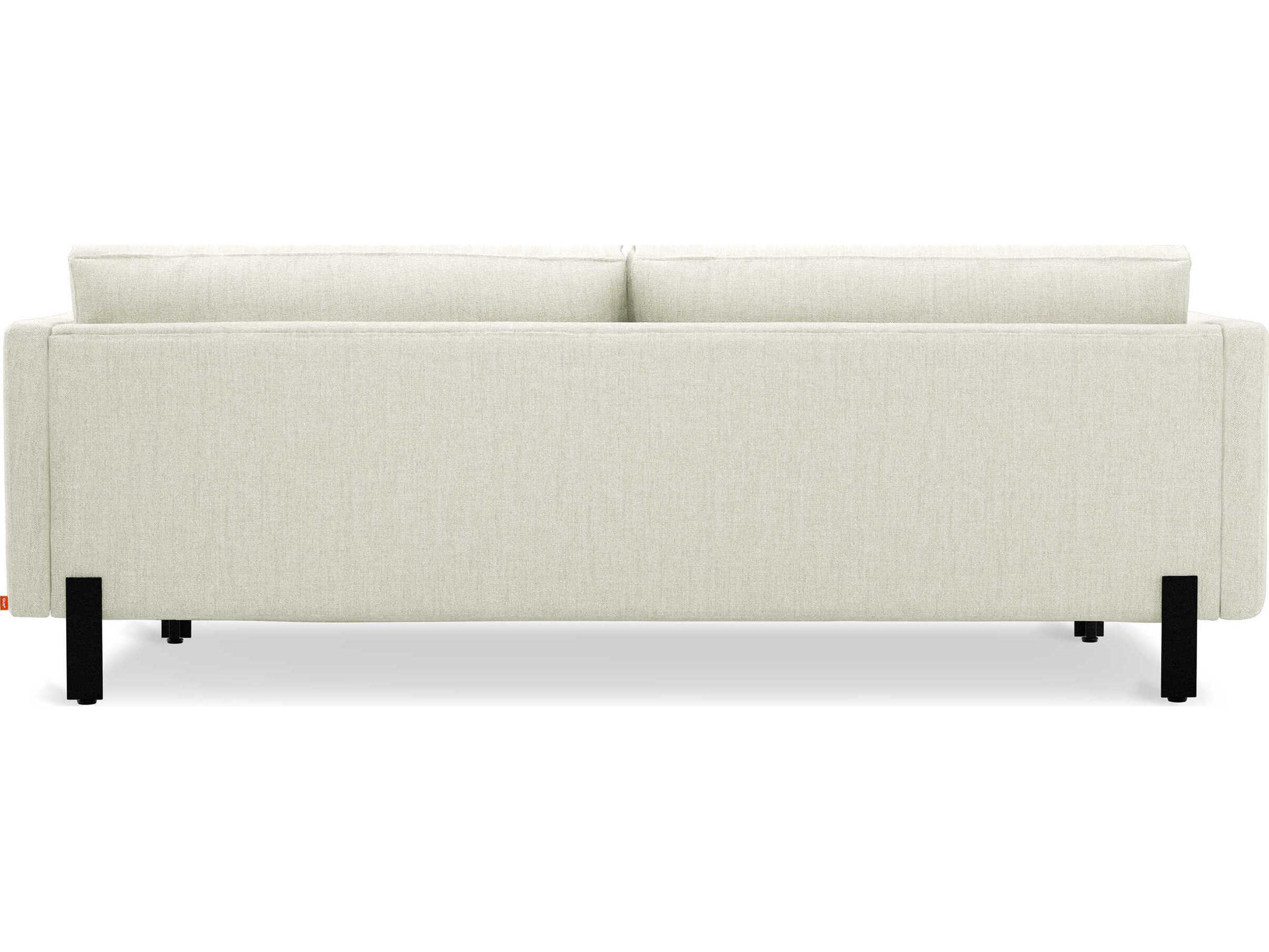 Gus* Modern Silverlake Sutton Canvas White Upholstered Sofa