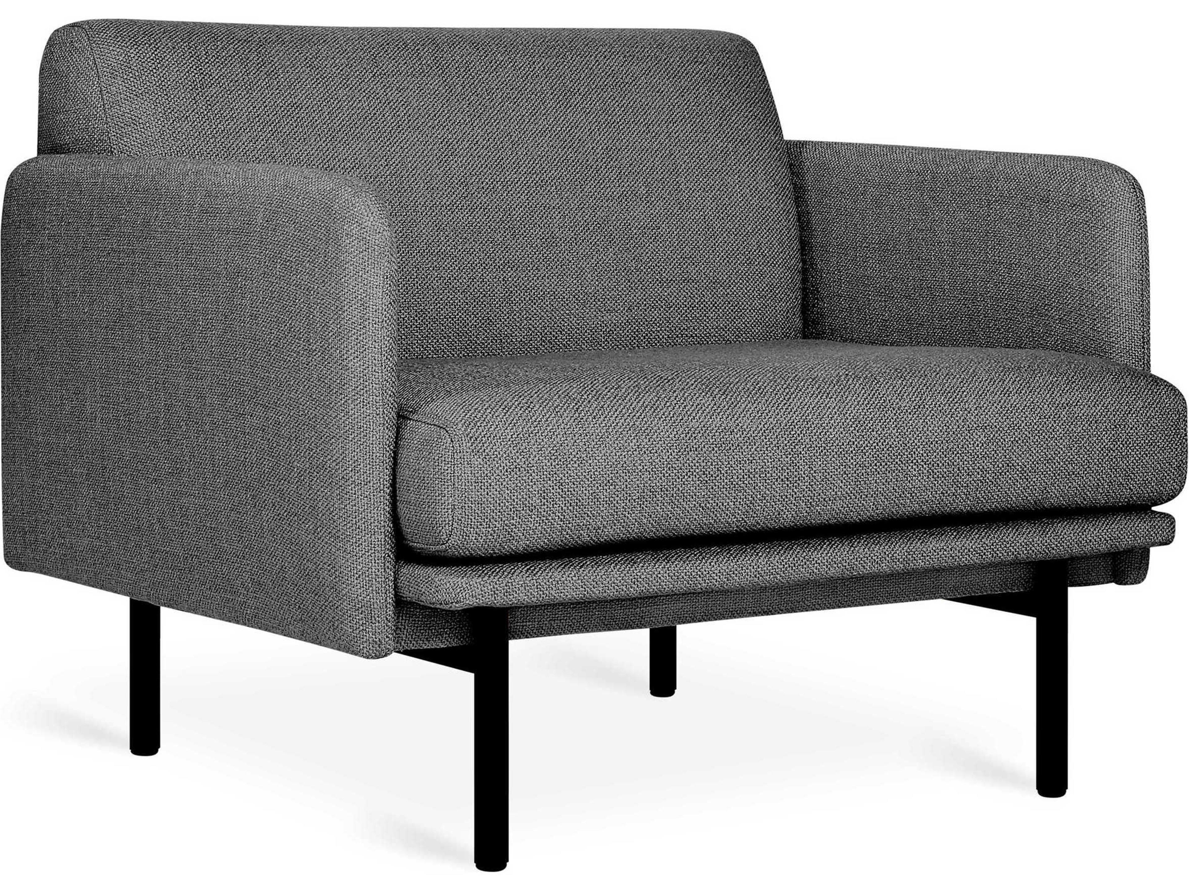 Foundry Gray Fabric Accent Chair