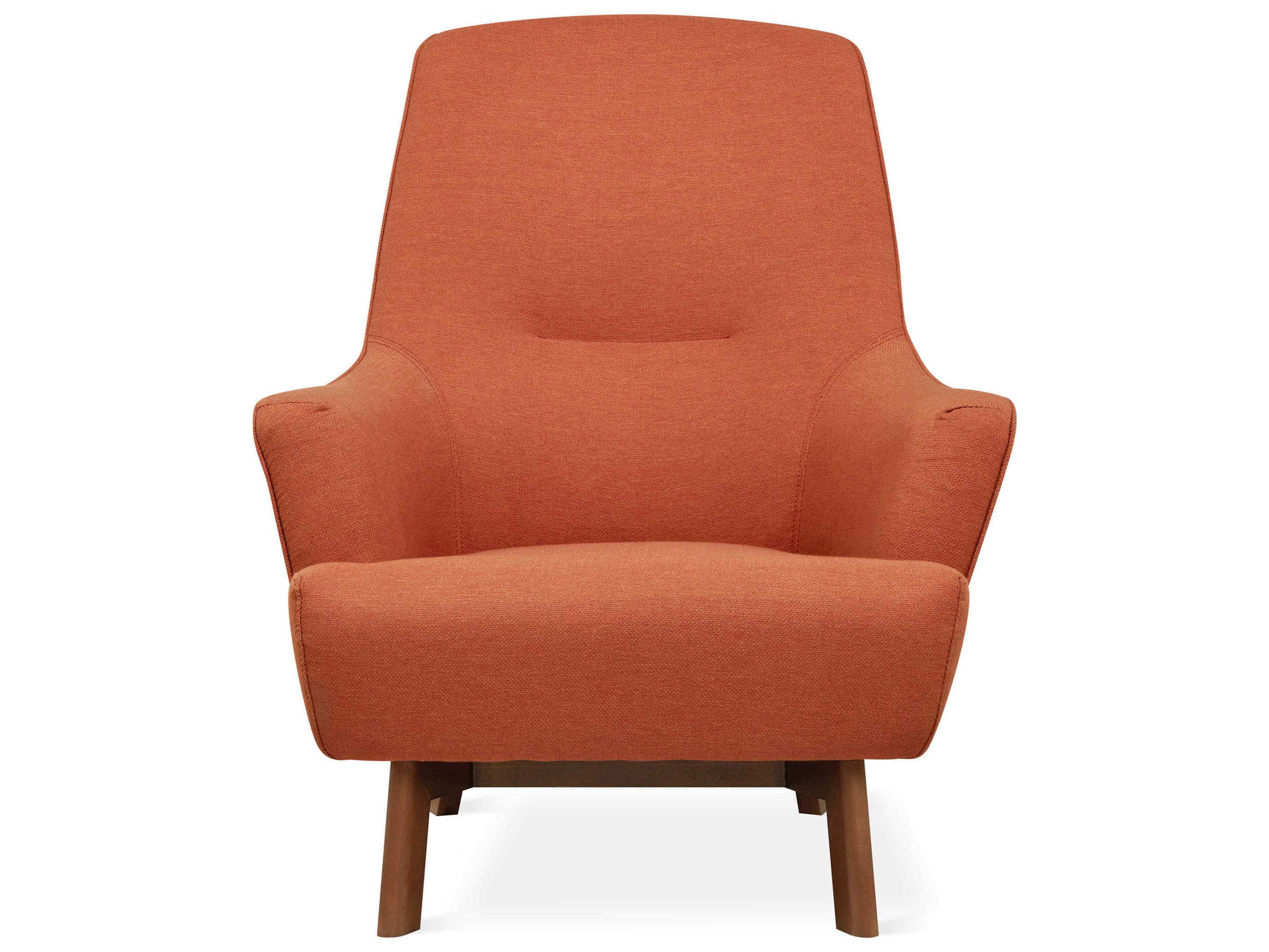 Gus* Modern Hilary Orange Fabric Accent Chair