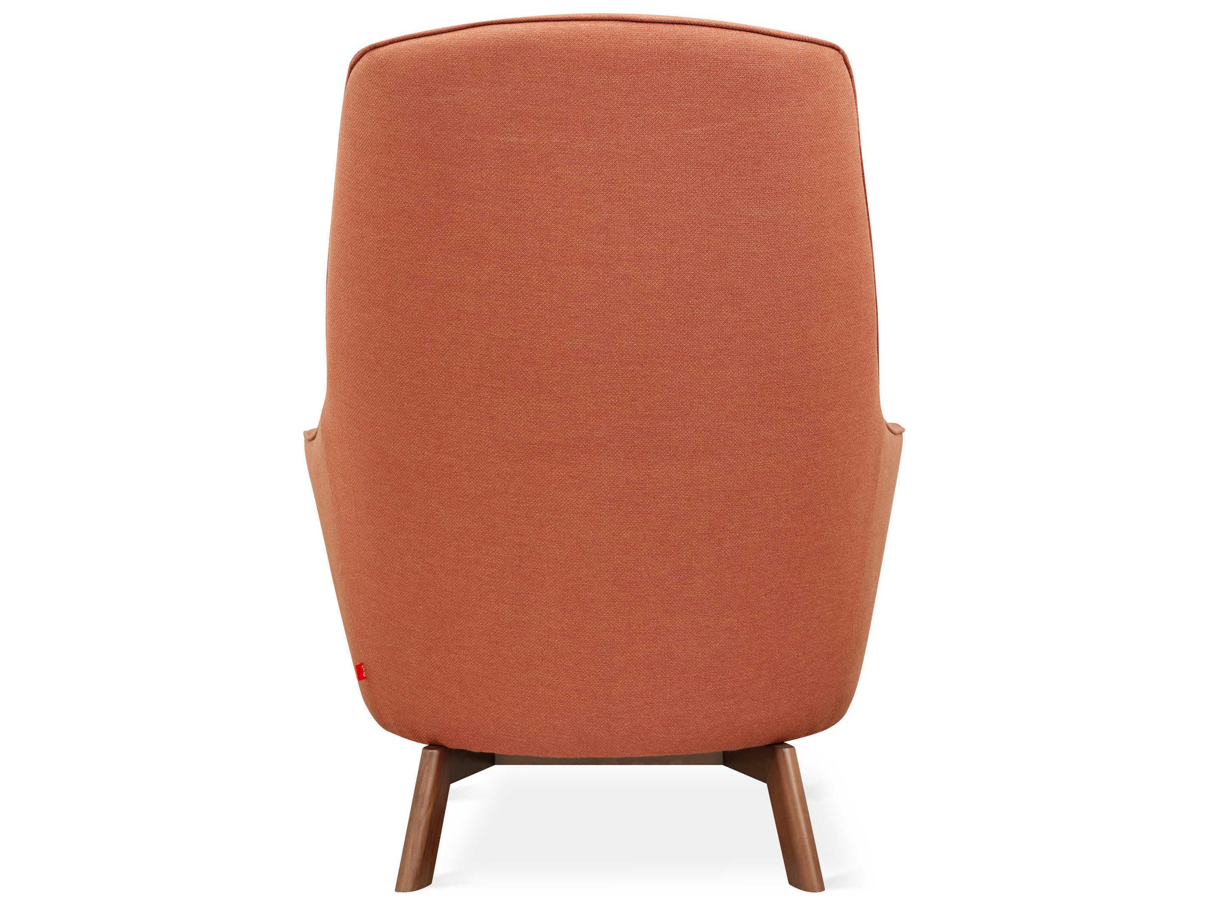Gus* Modern Hilary Orange Fabric Accent Chair