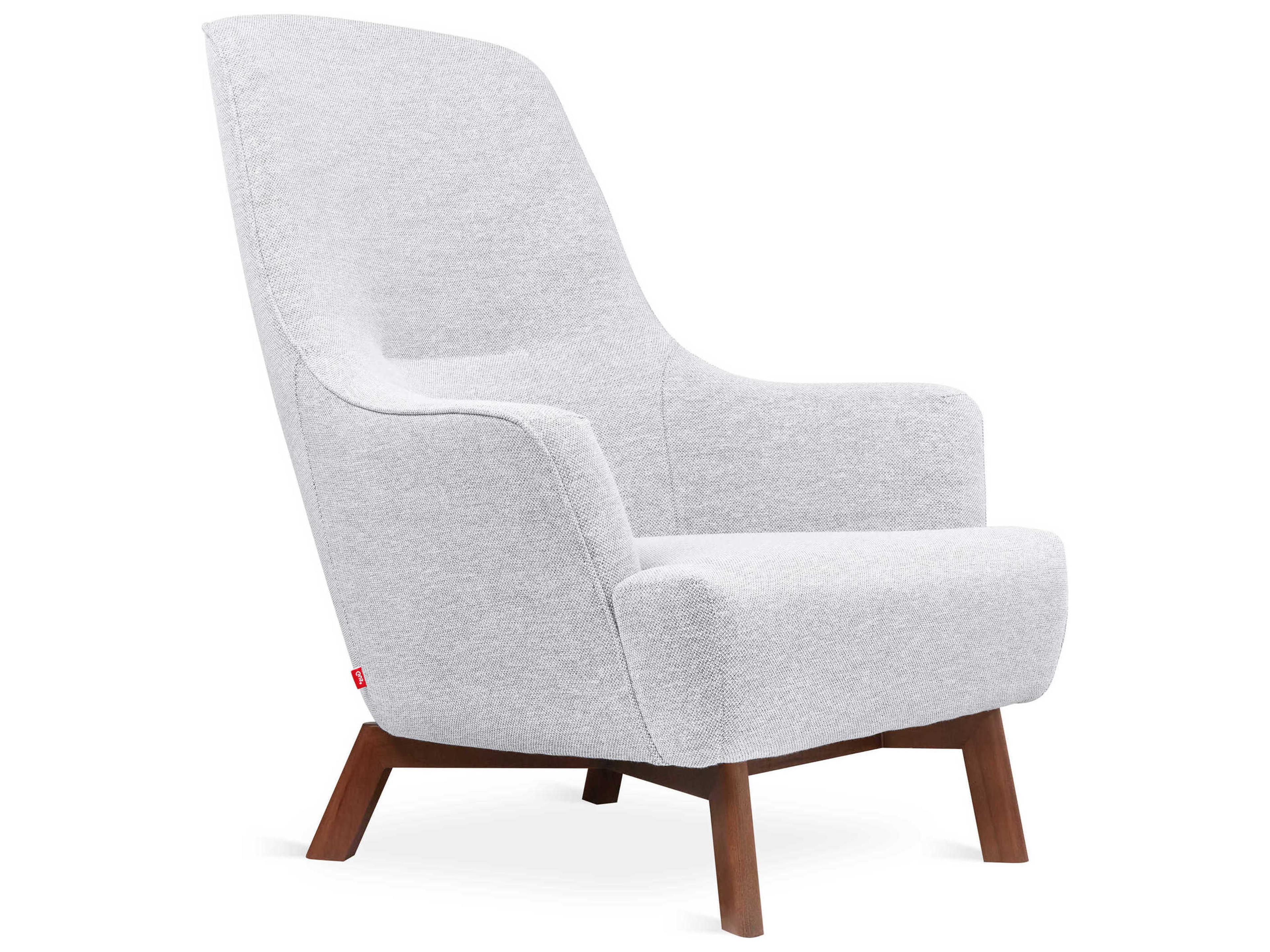 Hilary White Fabric Accent Chair