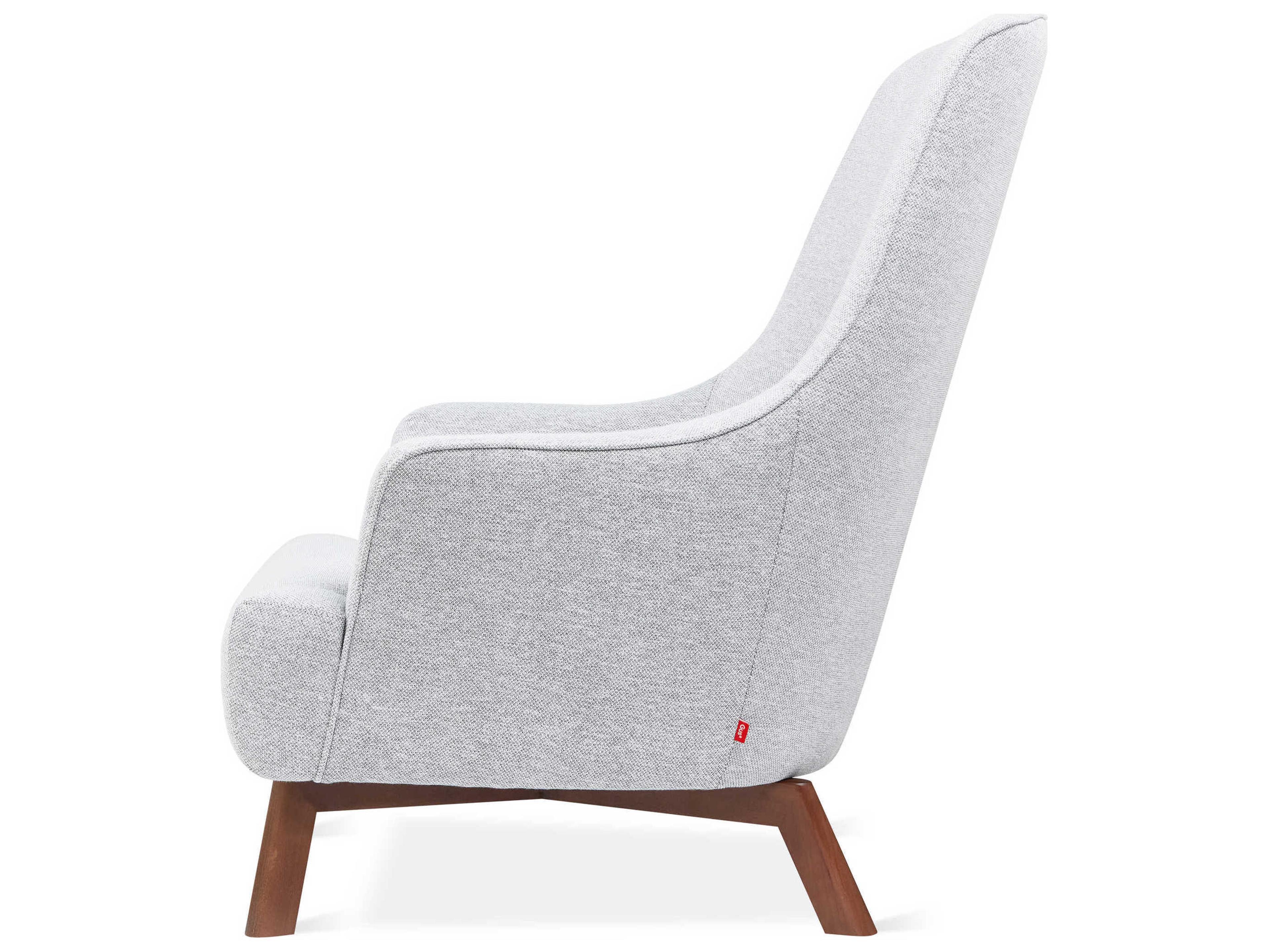 Gus* Modern Hilary White Fabric Accent Chair