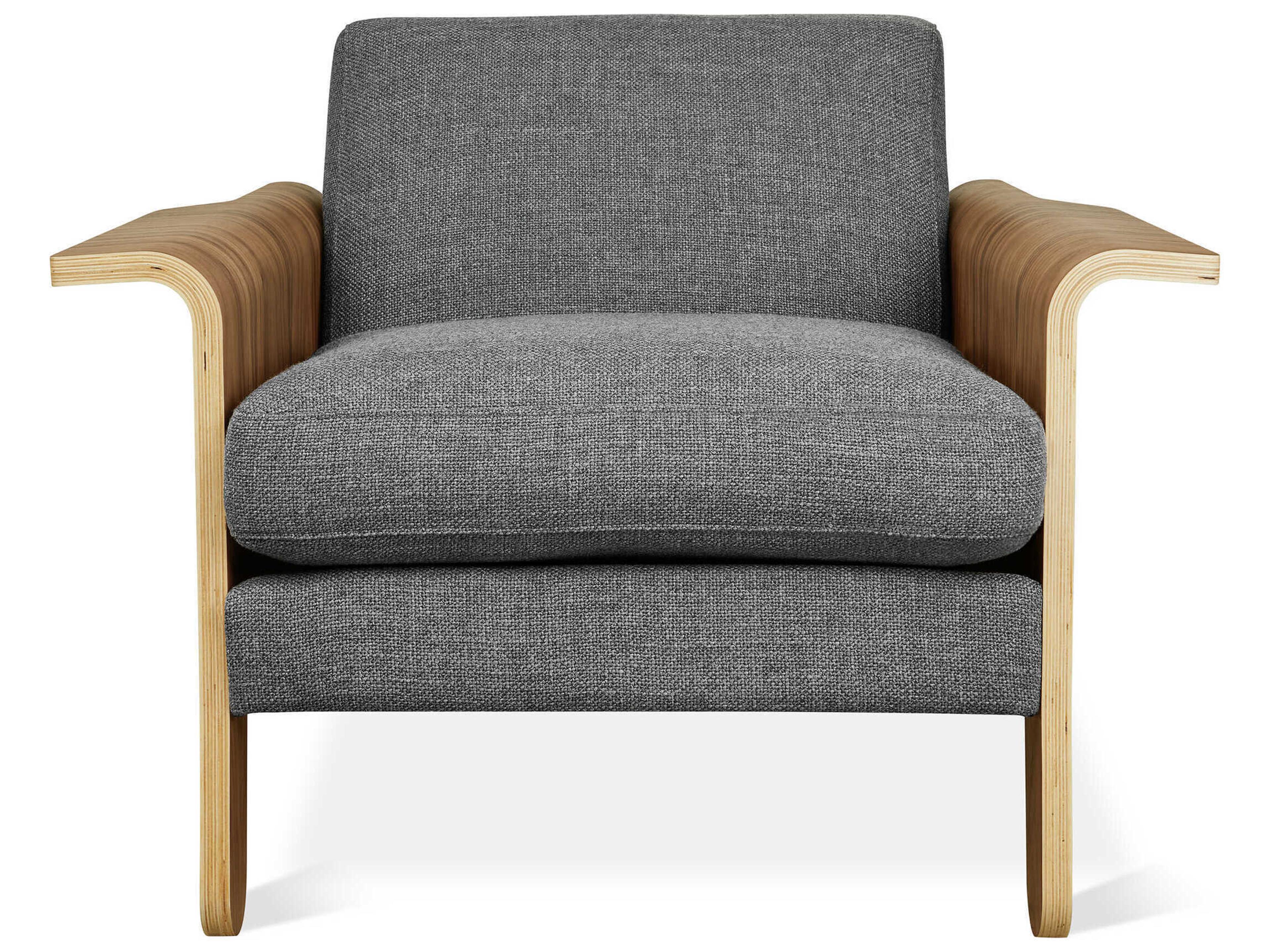 Gus* Modern Lodge Brown Fabric Accent Chair